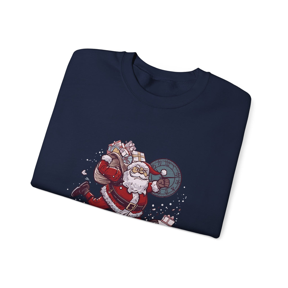Santa Cardio Sweatshirt - Holiday Funny Gift, Christmas Apparel, Unisex Crewneck, Santa Workout