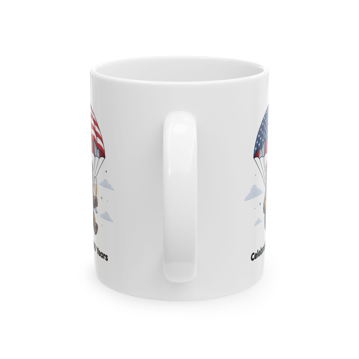 Patriotic Bear Ceramic Mug