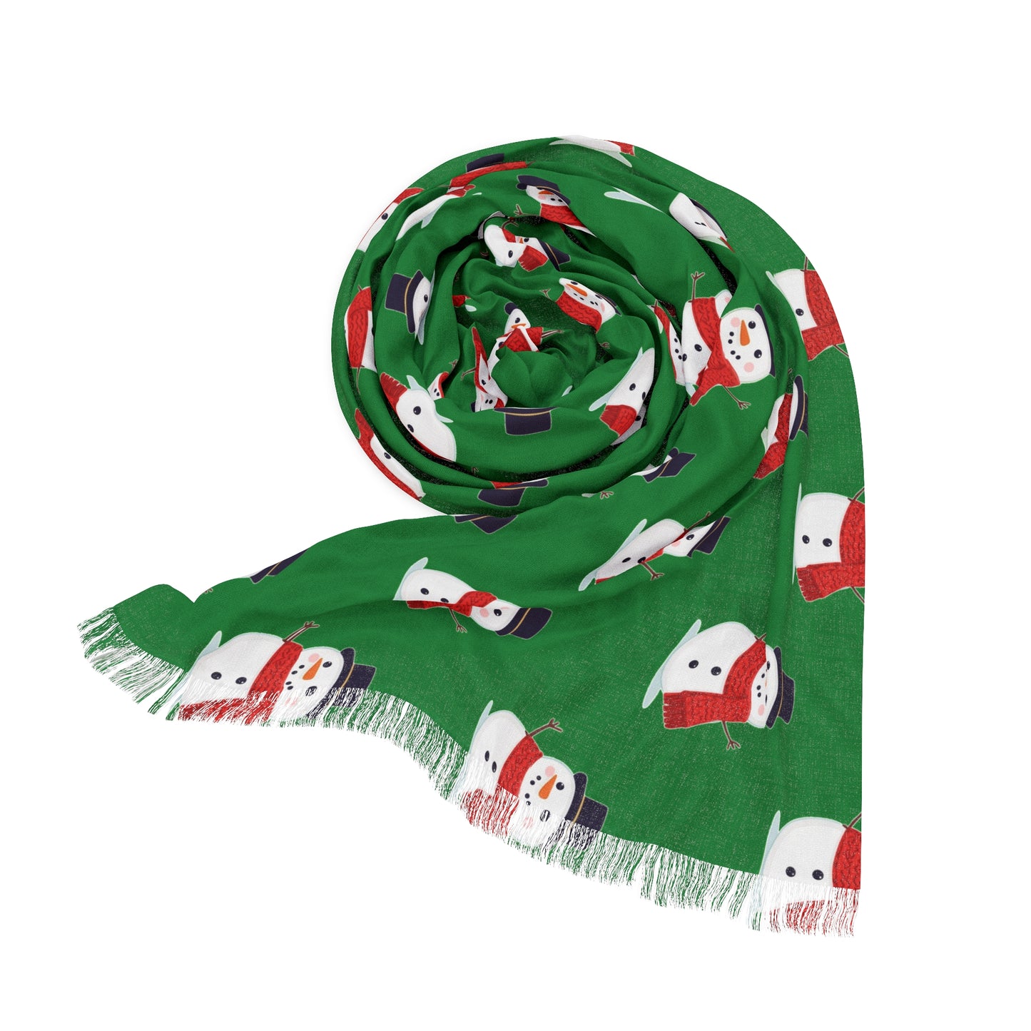 Snowman Scarf, Winter Accessory, Holiday Gift, Cozy Fashion, Christmas, Seasonal Wear