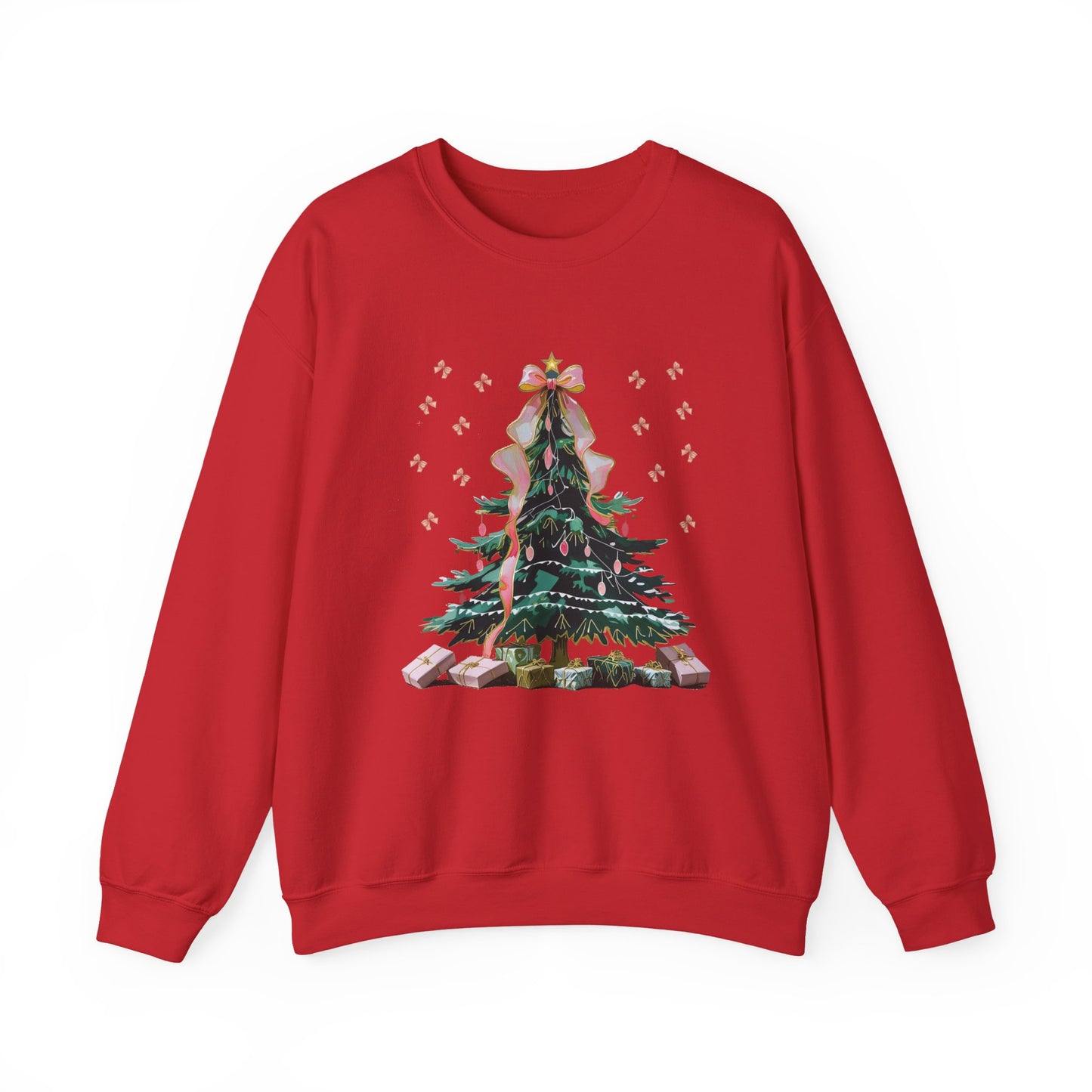Christmas Tree Sweatshirt | Cozy Holiday Sweatshirt, Unisex Crewneck, Festive Apparel