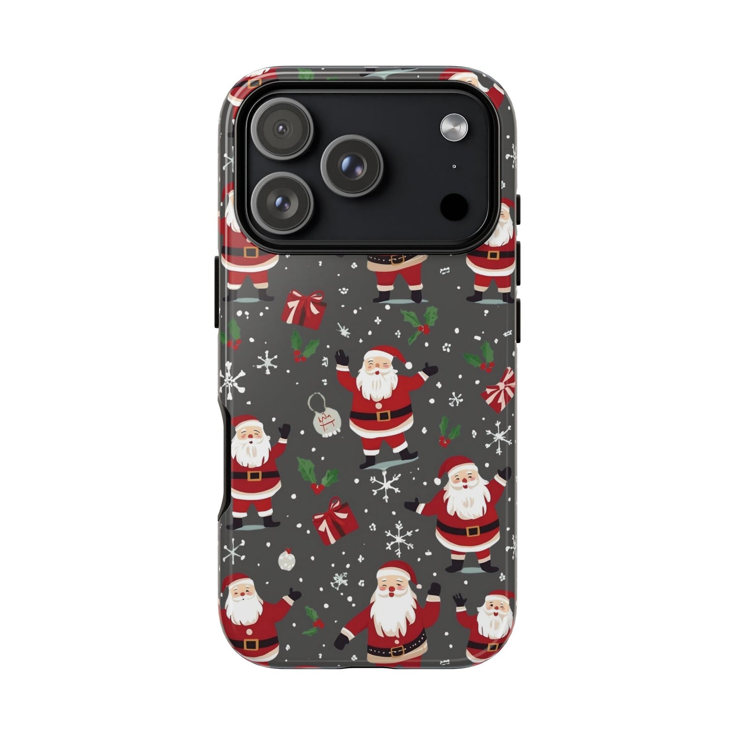 Christmas Phone Case, Festive Santa Phone Case for Iphone 17, 16, 15, 14, 13, 12, 11 & Samsung
