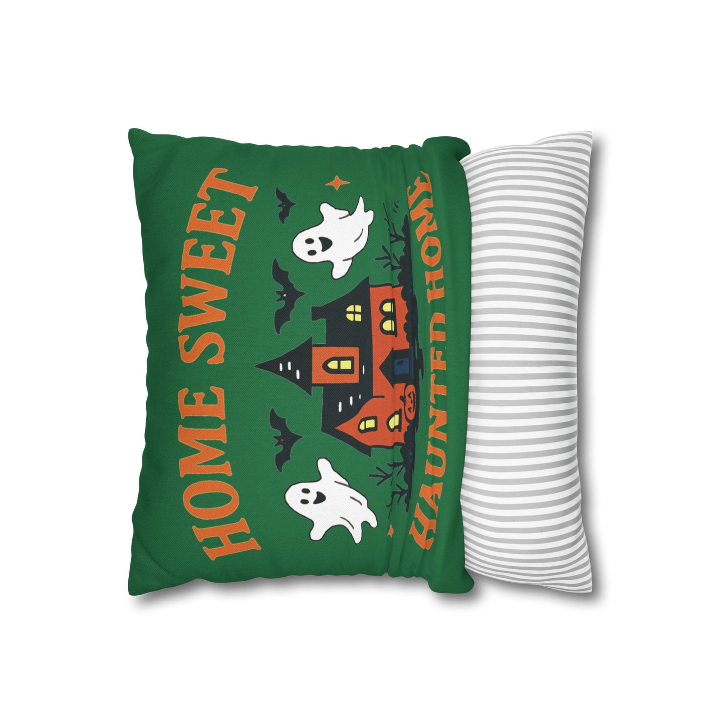 Halloween-Themed Decorative Pillowcase, Haunted Home Accent