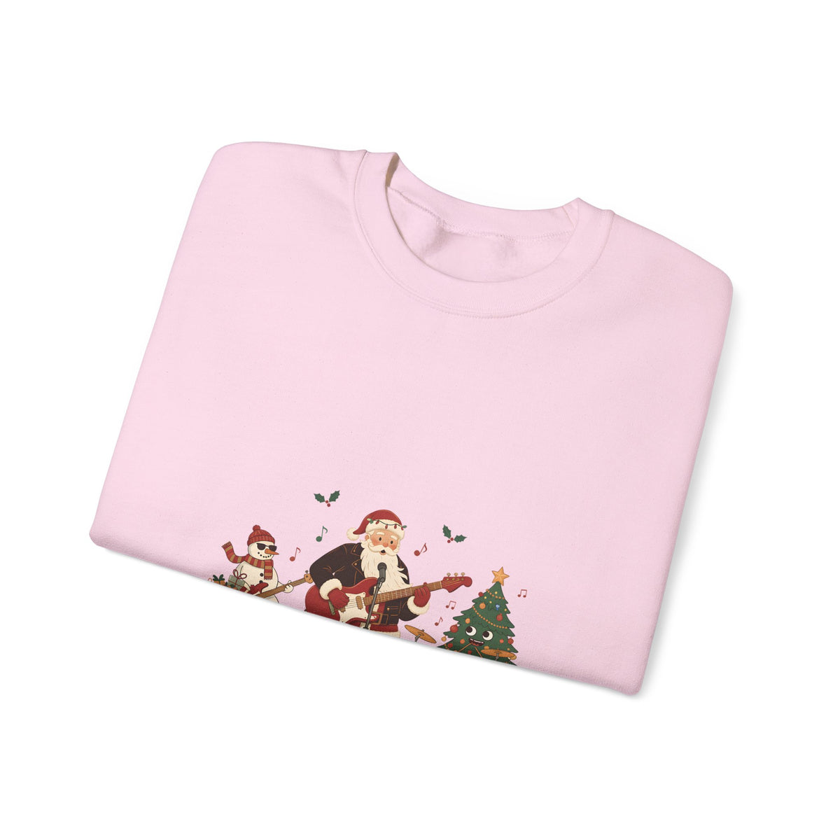 Funny Christmas Sweatshirt – "The Jingle Rockers" Holiday Band Crewneck