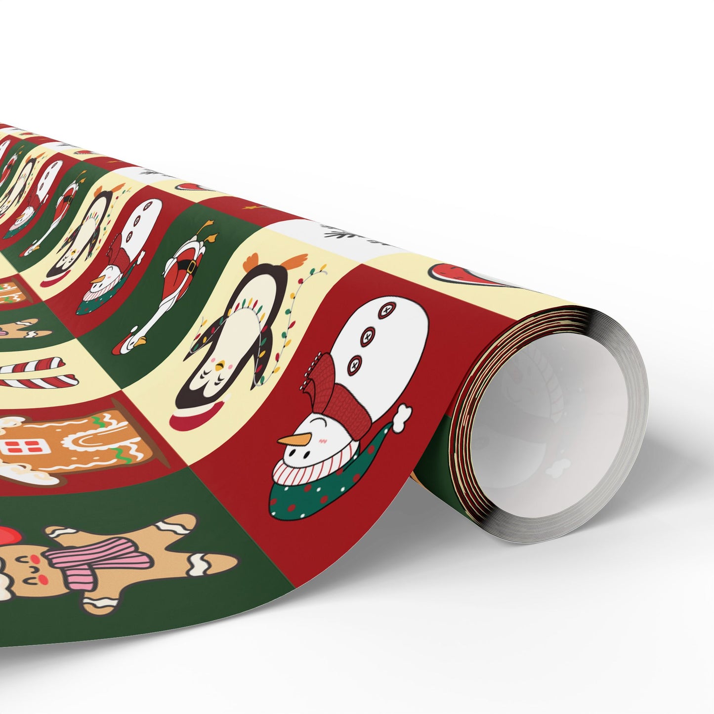 Christmas Character Wrapping Paper Roll - Festive Gift Wrap