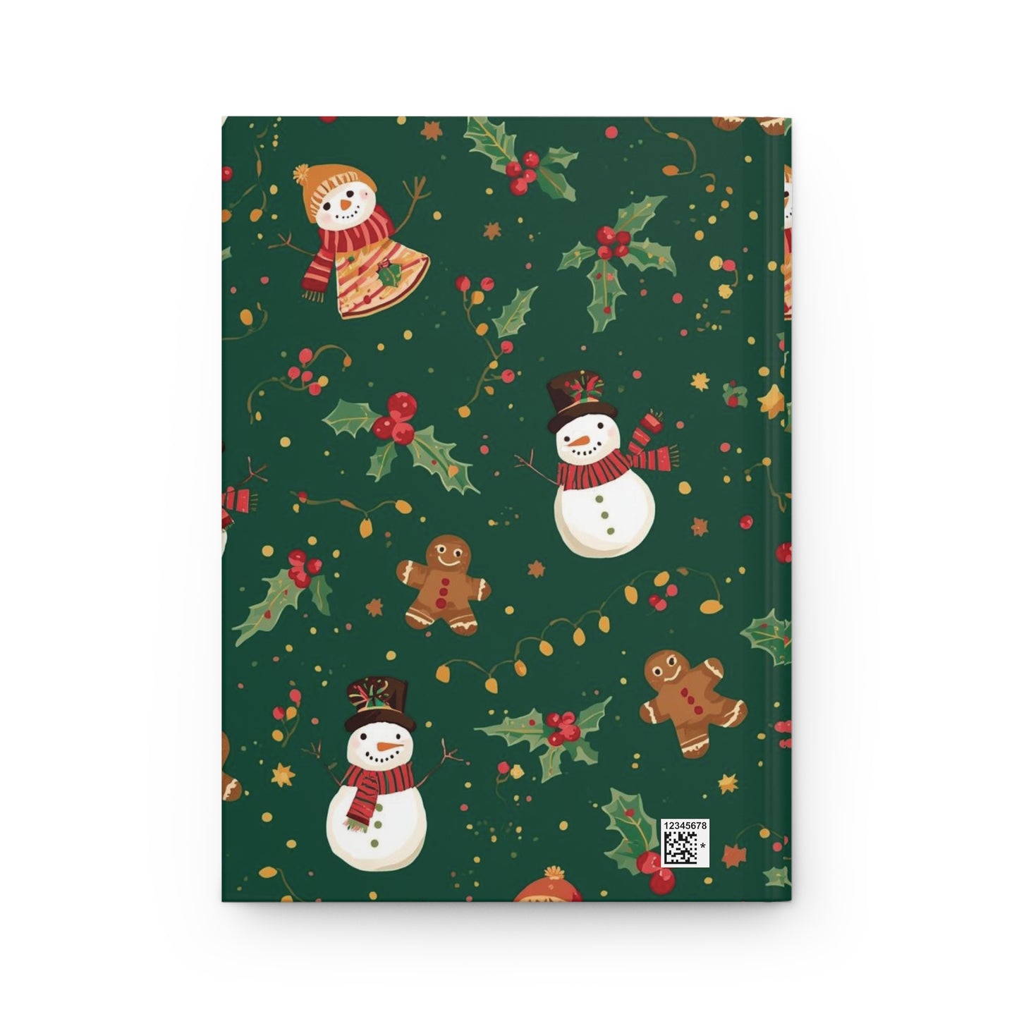 Christmas Themed Hardcover Journal - Christmas Stationery Gift