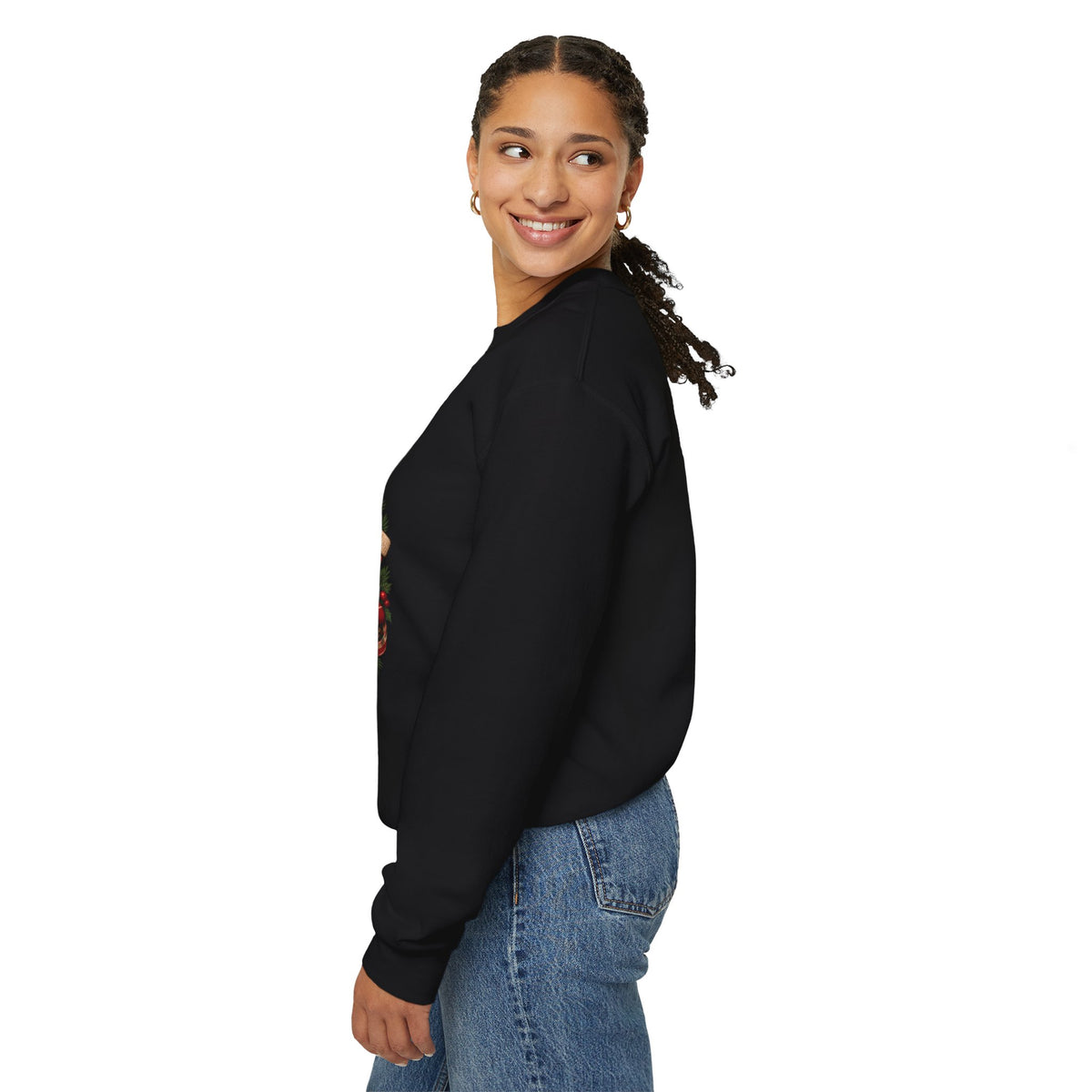 Merry Pumpkinmas Sweatshirt — Holiday Pumpkin Wreath Crewneck