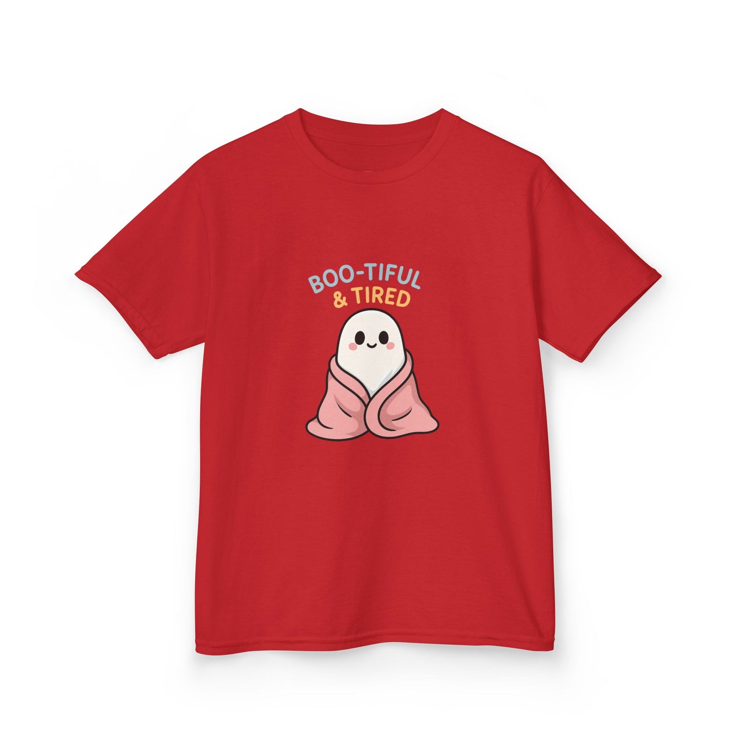 Boo-Tiful & Tired Kids T-Shirt, Halloween Style