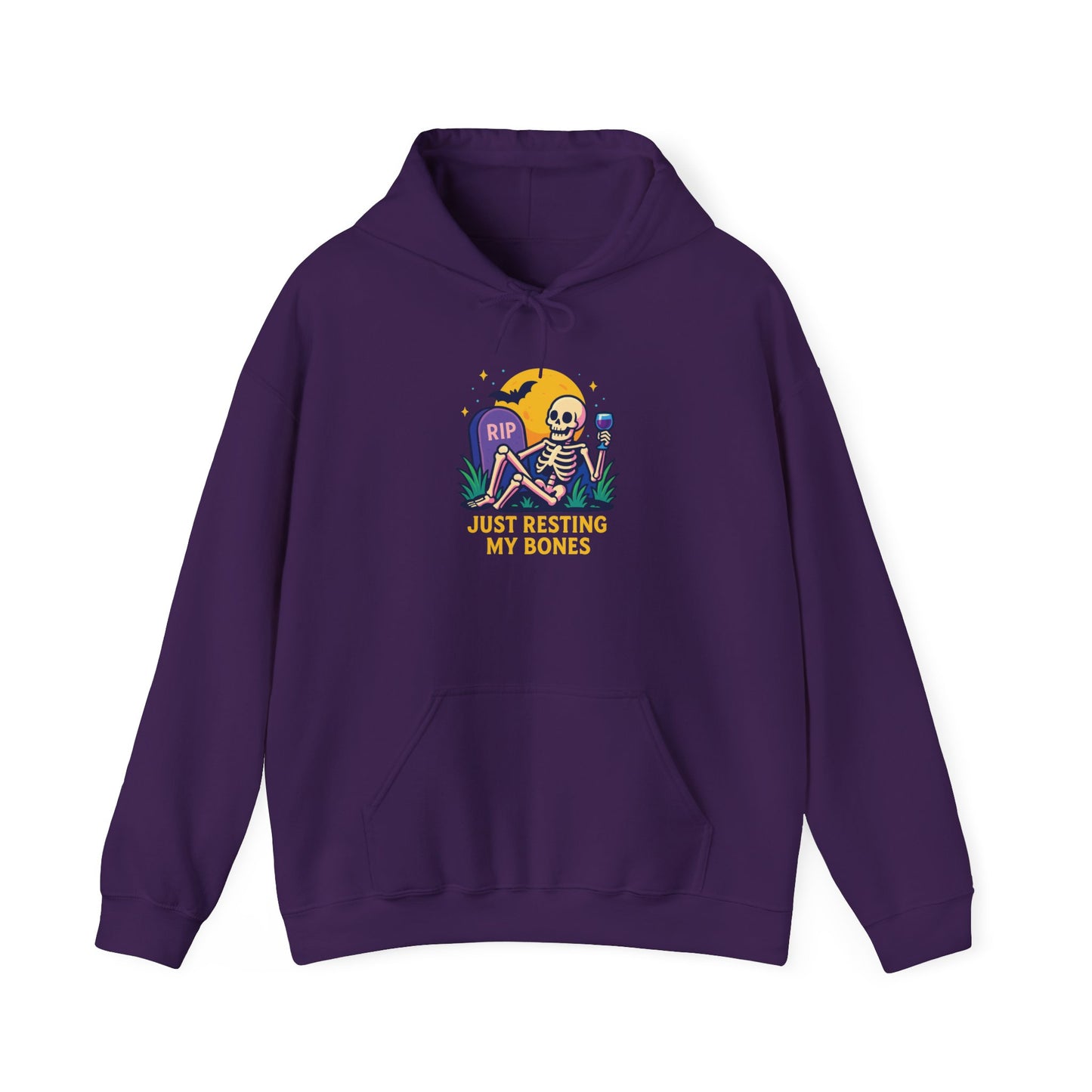 Halloween Skeleton Hoodie, Cozy Unisex Sweatshirt