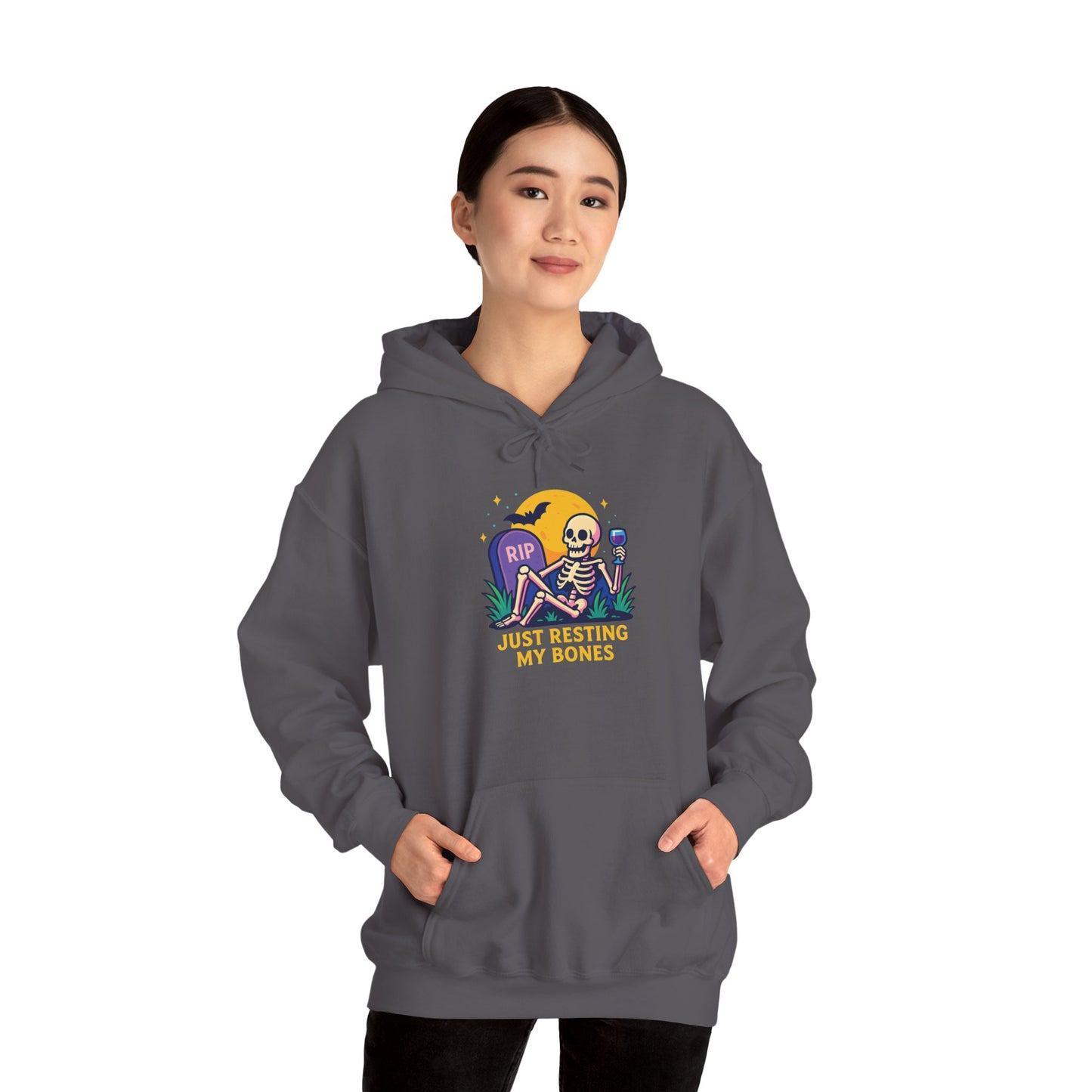 Halloween Skeleton Hoodie, Cozy Unisex Sweatshirt