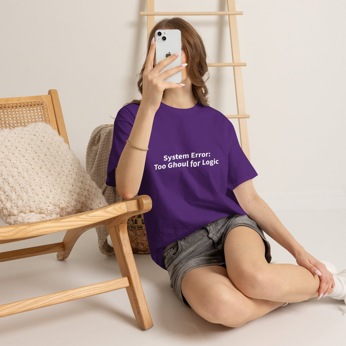 System Error Tee - Unisex Heavy Cotton Shirt, Perfect for Halloween, Geeky Fun