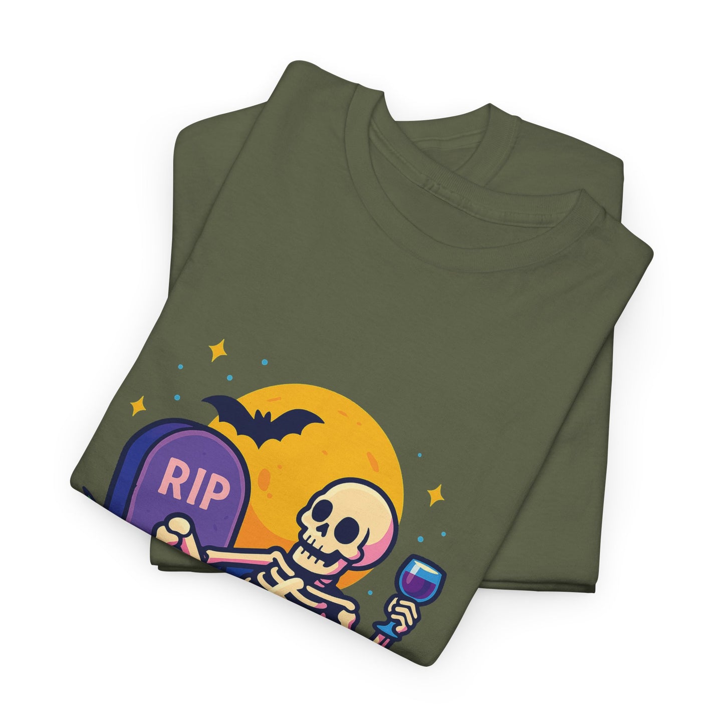 Skeleton Tee - Just Resting My Bones, Unisex Halloween Shirt