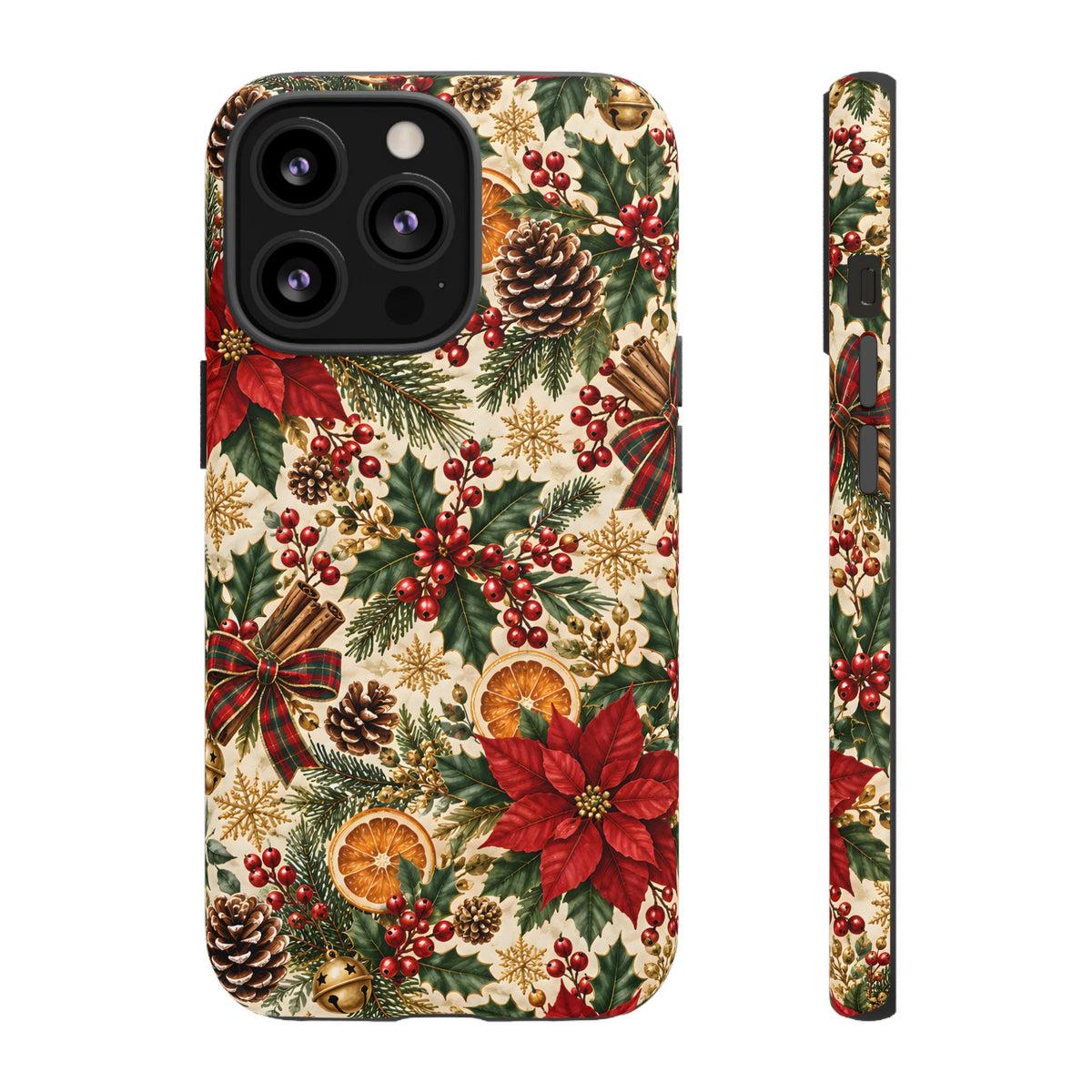 Christmas Floral Tough Phone Case