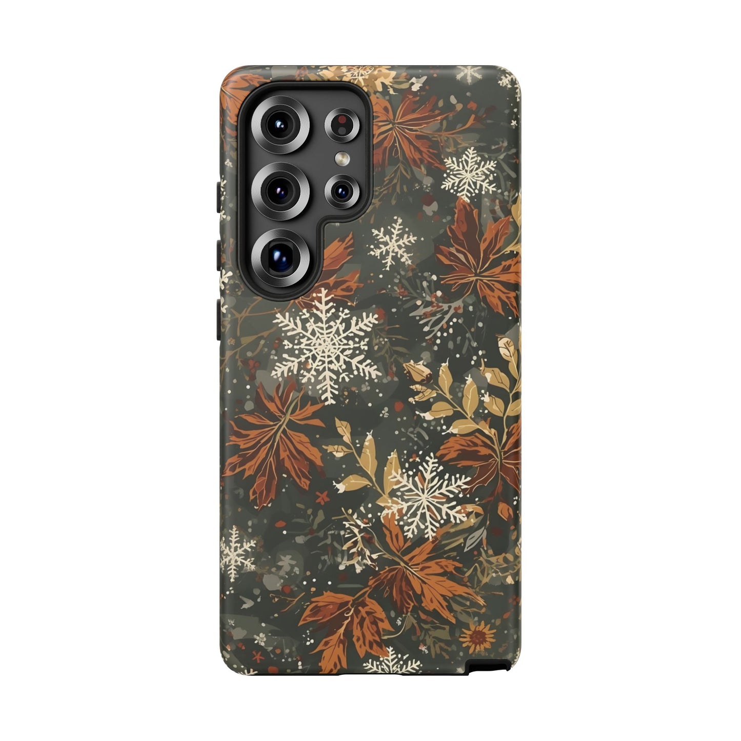 Christmas Phone Case, Autumn Floral Phone Case for Iphone 17, 16, 15, 14, 13, 12, 11 & Samsung