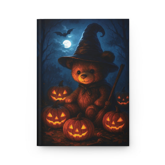 Halloween Teddy Bear Hardcover Journal