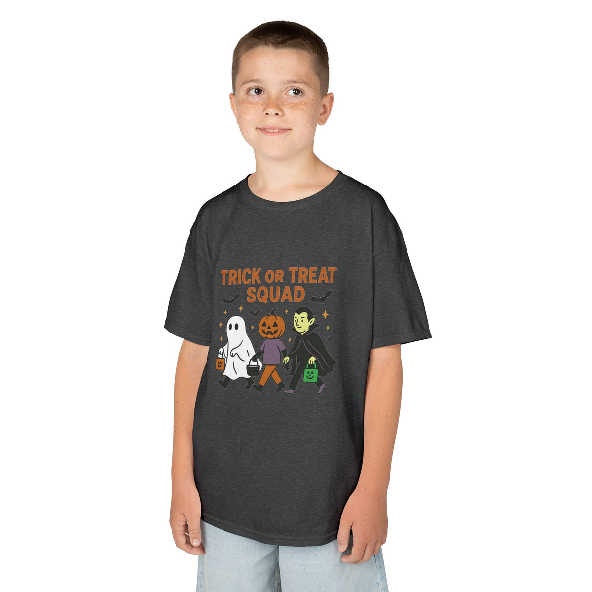 Kids Halloween Tee | Trick or Treat Squad Shirt, Halloween Shirt