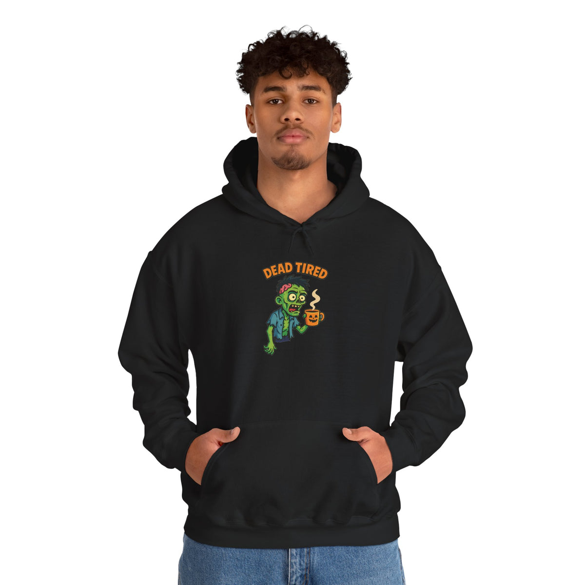 Zombie Themed Unisex Hoodie, Cozy Halloween Sweatshirt, Spooky Season Apparel