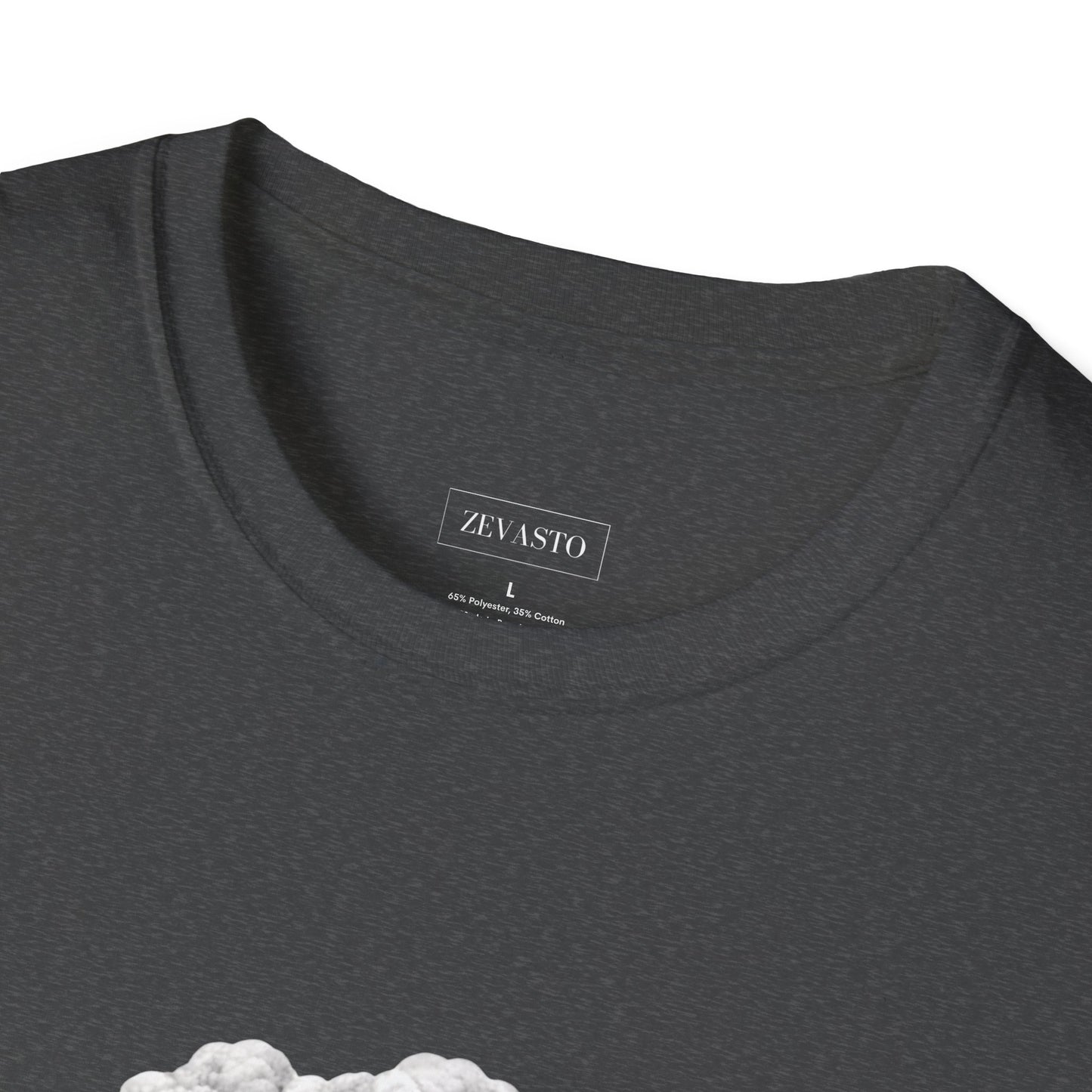 Carbon-Based Mistake Skull T-Shirt — Dark Humor Graphic Tee for Earth Day