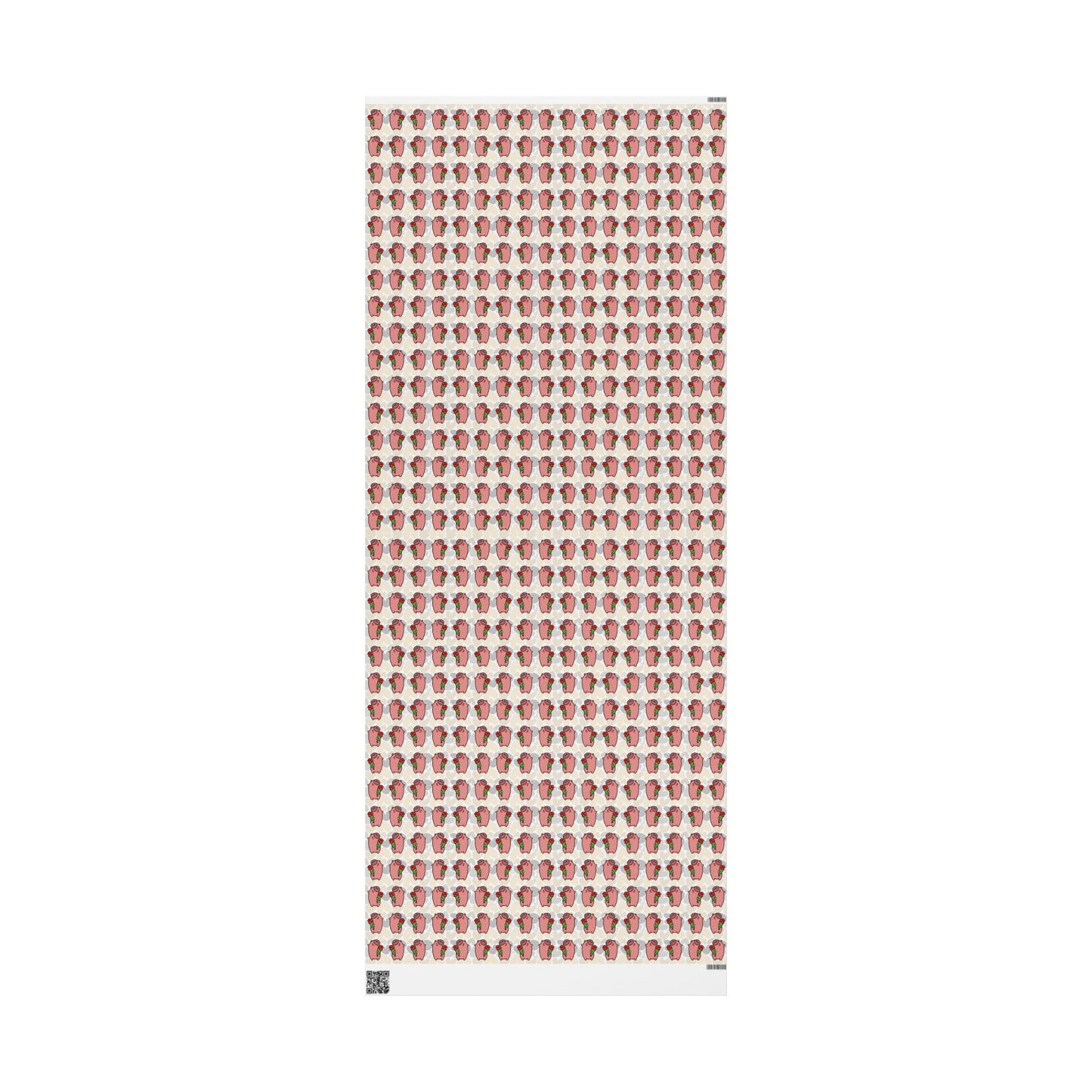Valentine's Day Wrapping Paper — Cute Capybara Gift Wrap for Birthday, Baby Shower