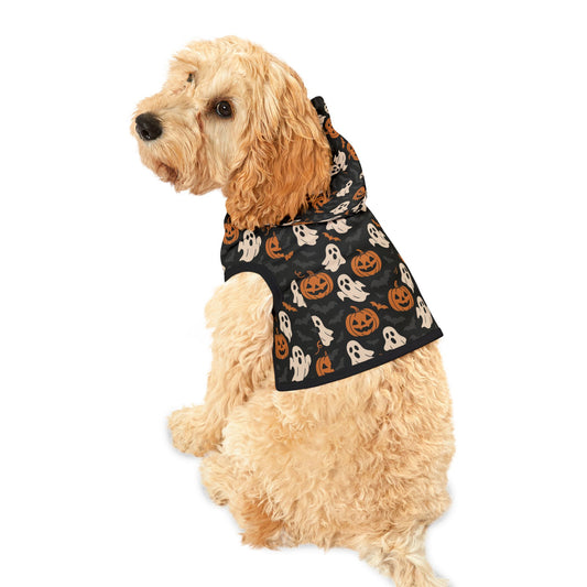 Halloween Pet Hoodie, Cozy Dog Costume, Autumn Pet Apparel, Spooky Pet Wear