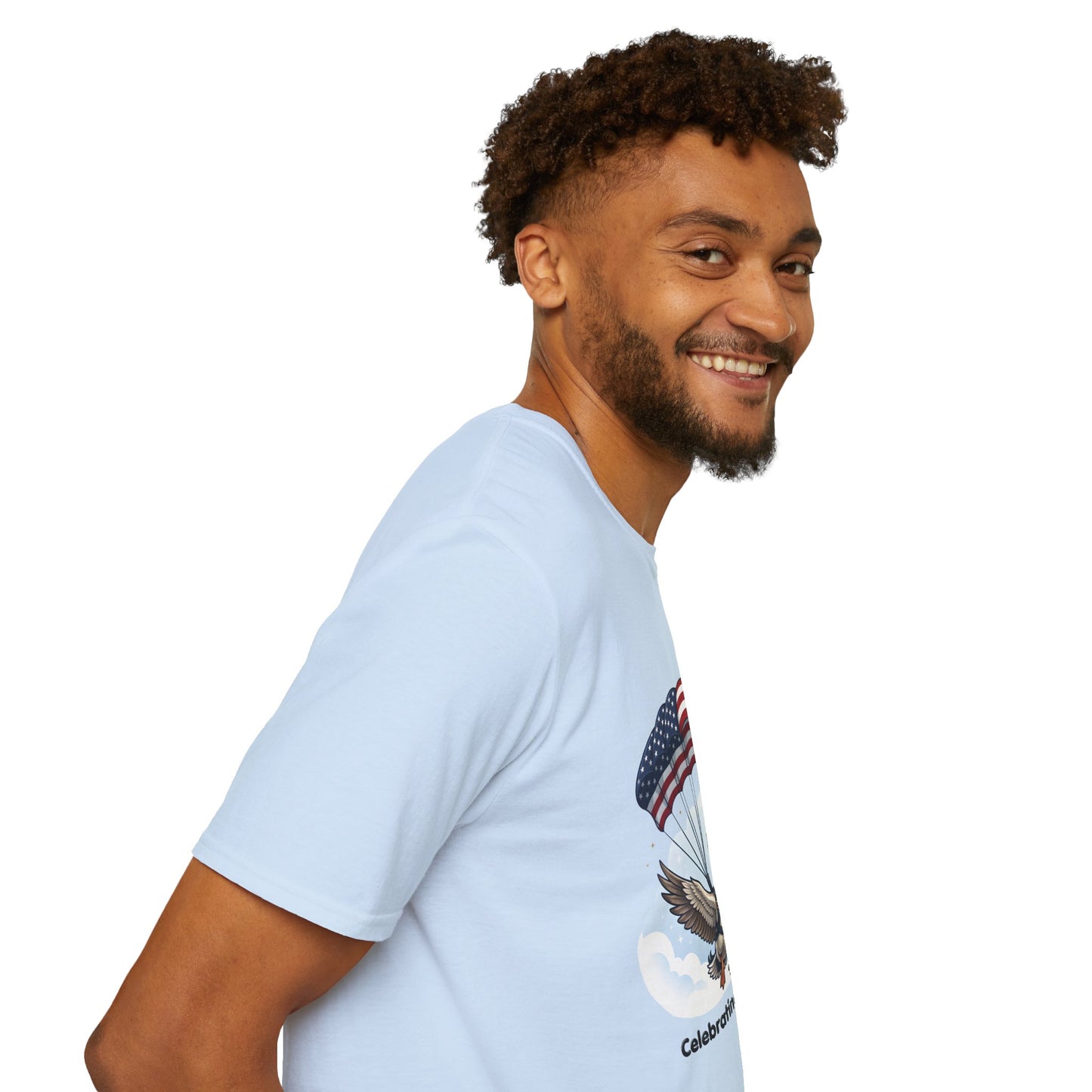 Duck Parachute T-Shirt – Celebrating 250 Years Patriotic Graphic Tee