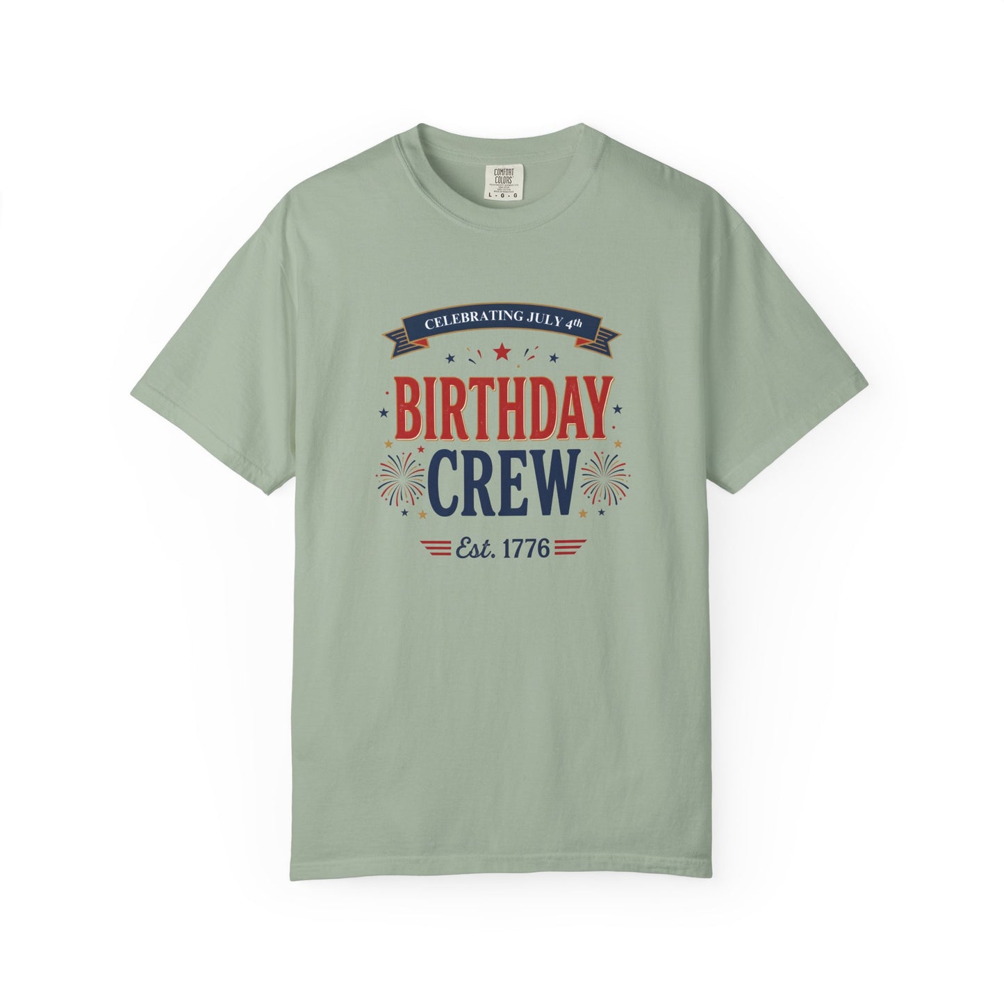 Birthday Crew T-Shirt — Patriotic Celebration Tee, 4th of July Shirt, Independence Day Gift