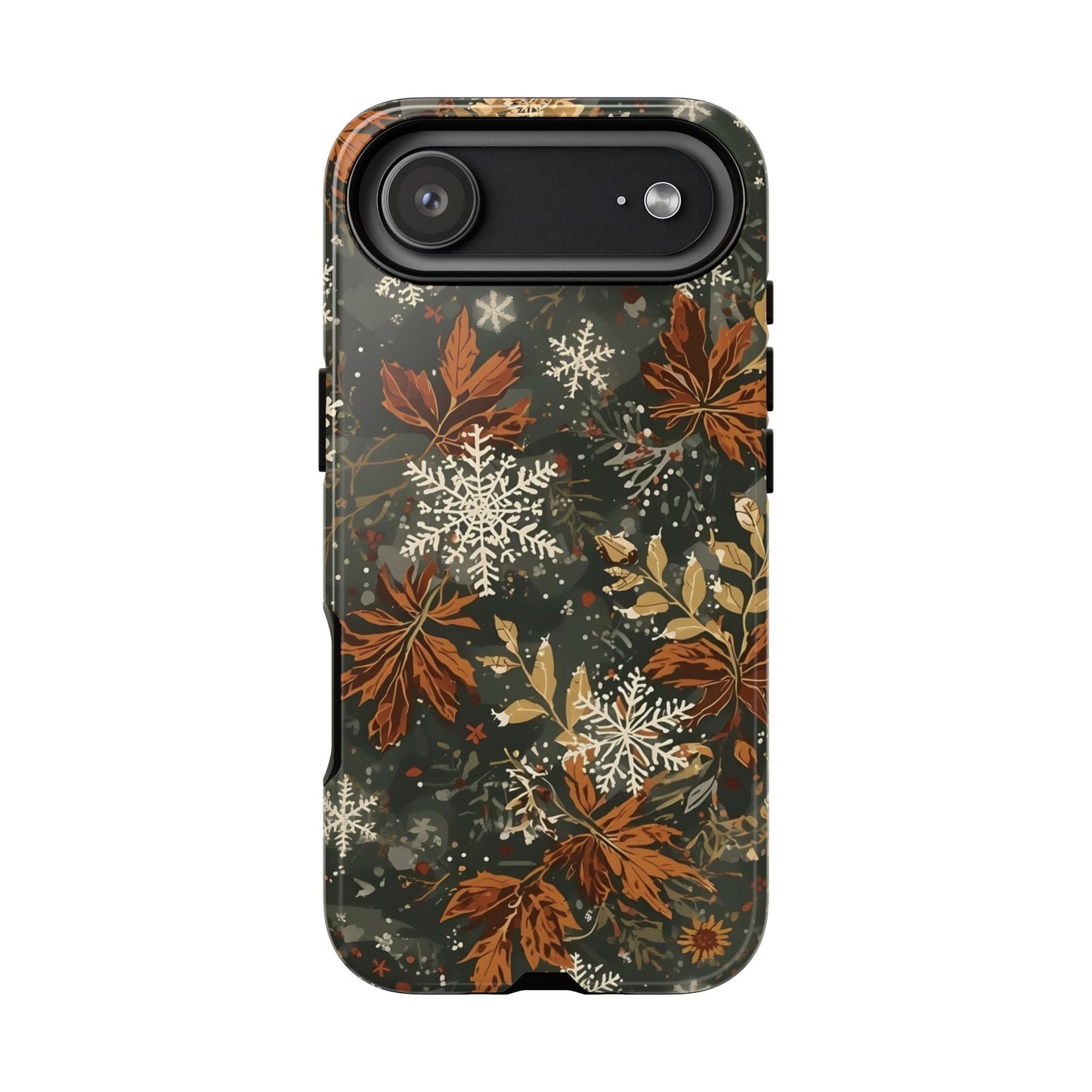 Christmas Phone Case, Autumn Floral Phone Case for Iphone 17, 16, 15, 14, 13, 12, 11 & Samsung