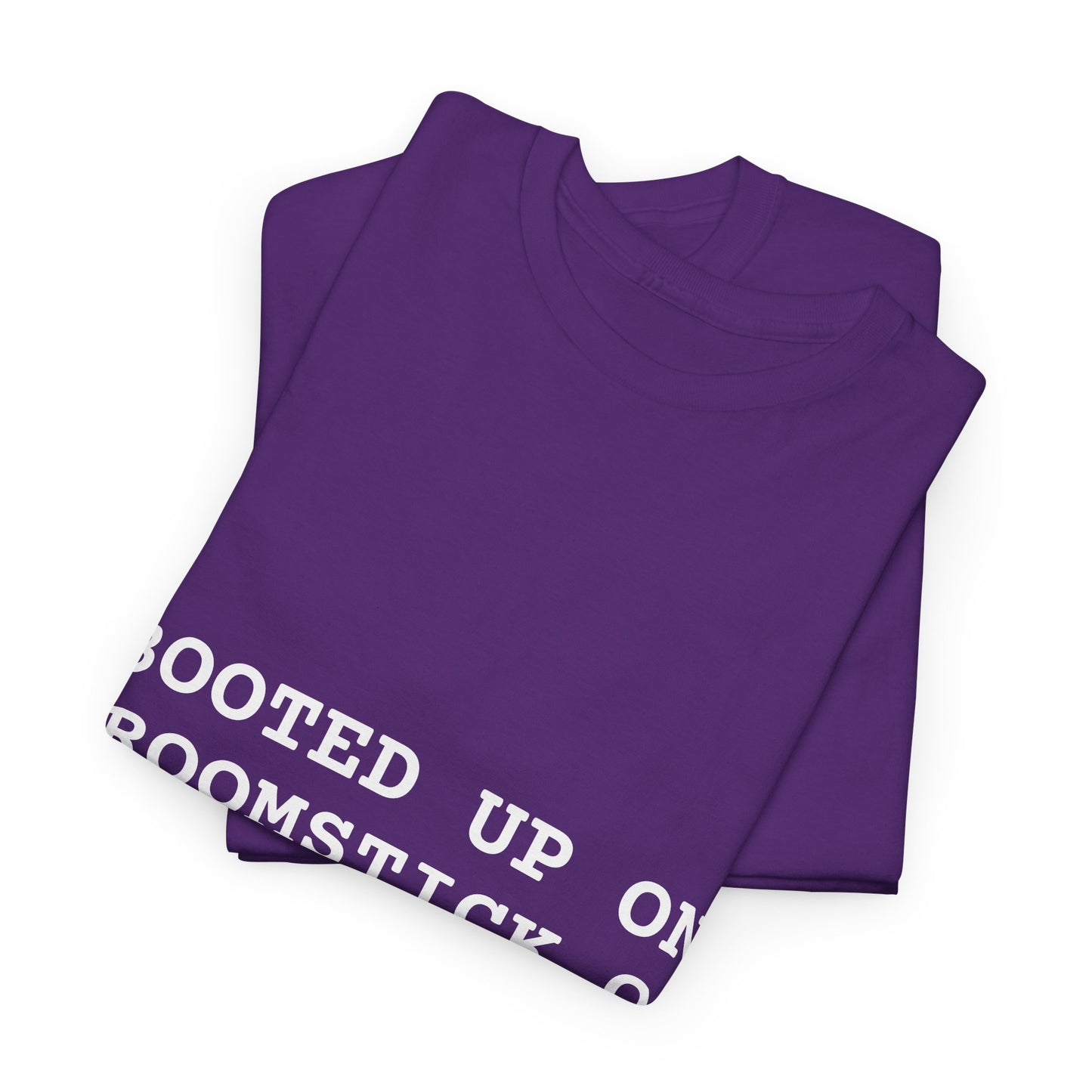 Broomstick OS Tee, Funny Graphic Tee for Tech Lovers, Unisex Cotton T-Shirt