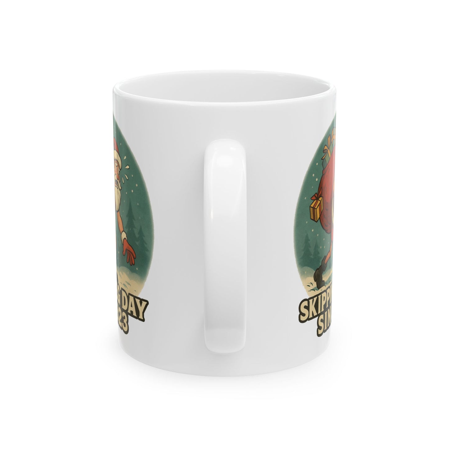 Festive Ceramic Mug for Holiday Cheer, Perfect for Christmas Gifts, Coffee Lovers, Fun Holiday Decor
