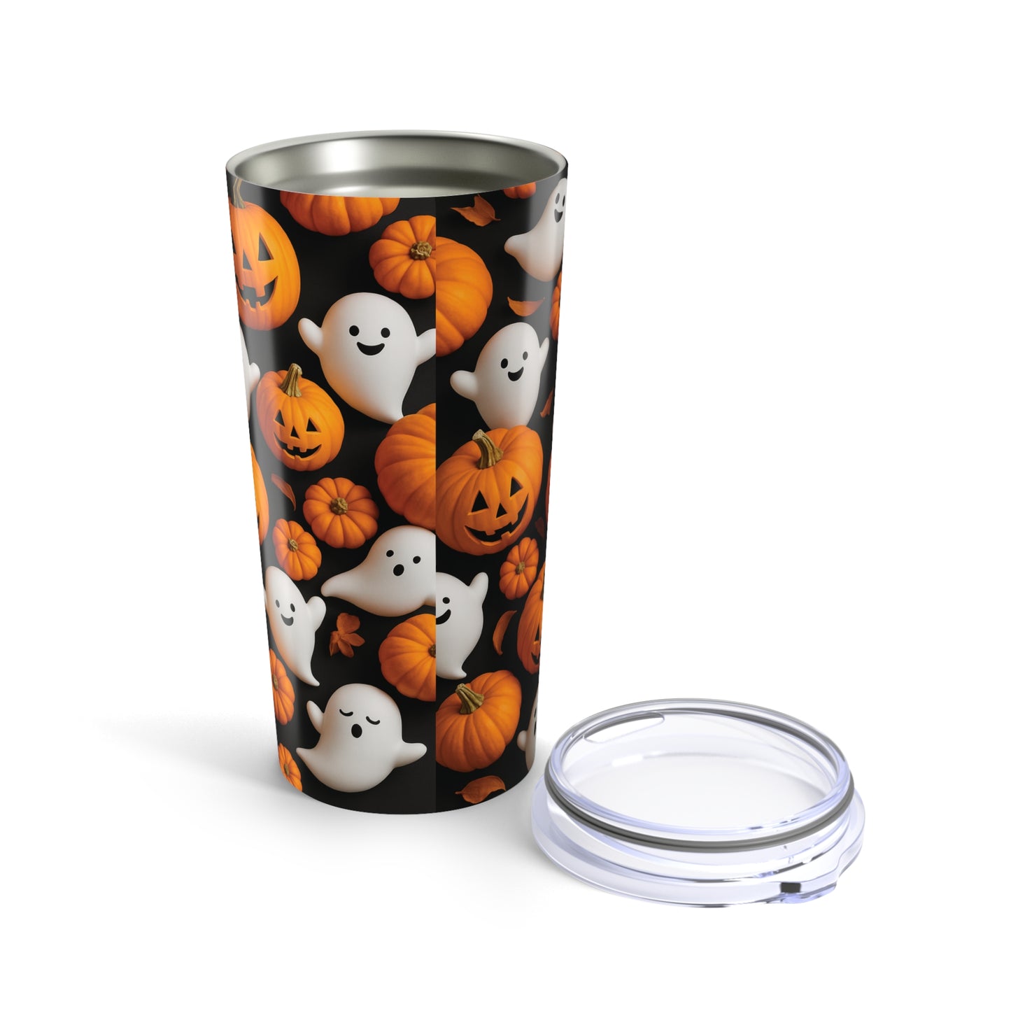 Halloween-Themed Tumbler, Spooky Coffee Cup, Halloween Party Decor