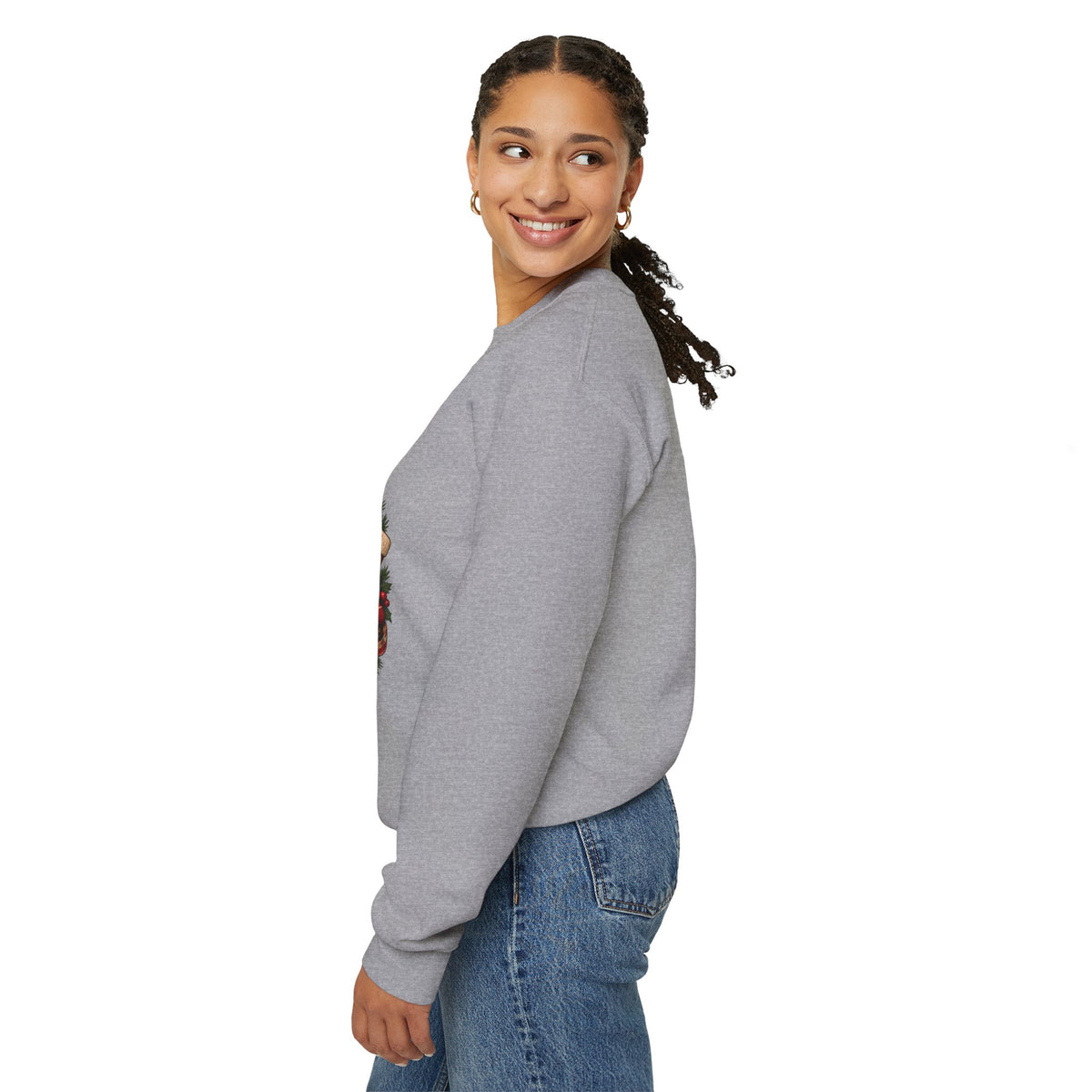 Merry Pumpkinmas Sweatshirt — Holiday Pumpkin Wreath Crewneck