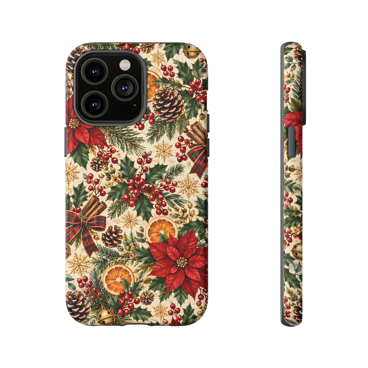 Christmas Floral Tough Phone Case