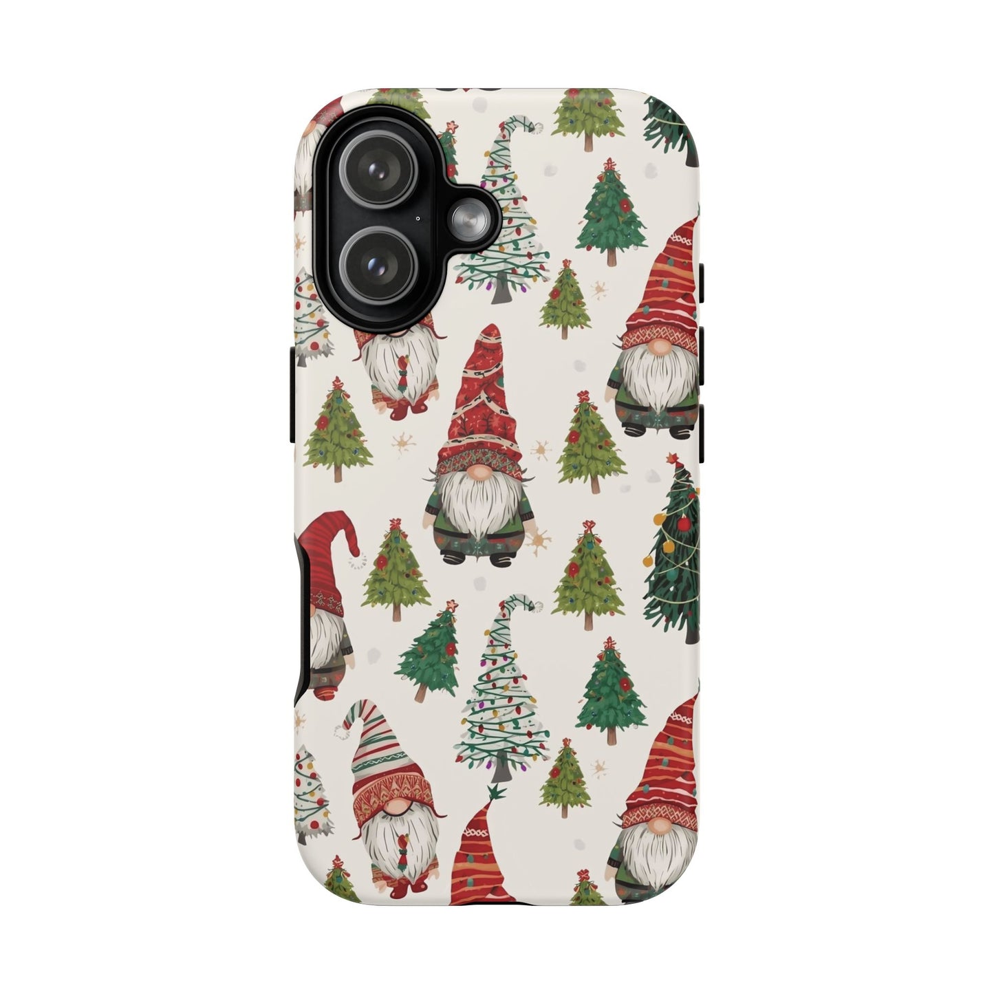 Christmas Gnome Phone Case, Dual Layer Phone Case for Iphone 17, 16, 15, 14, 13, 12, 11 & Samsung