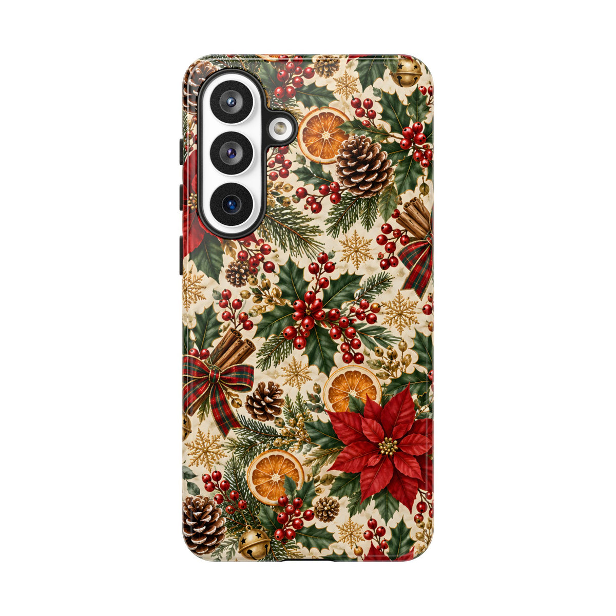 Christmas Floral Tough Phone Case