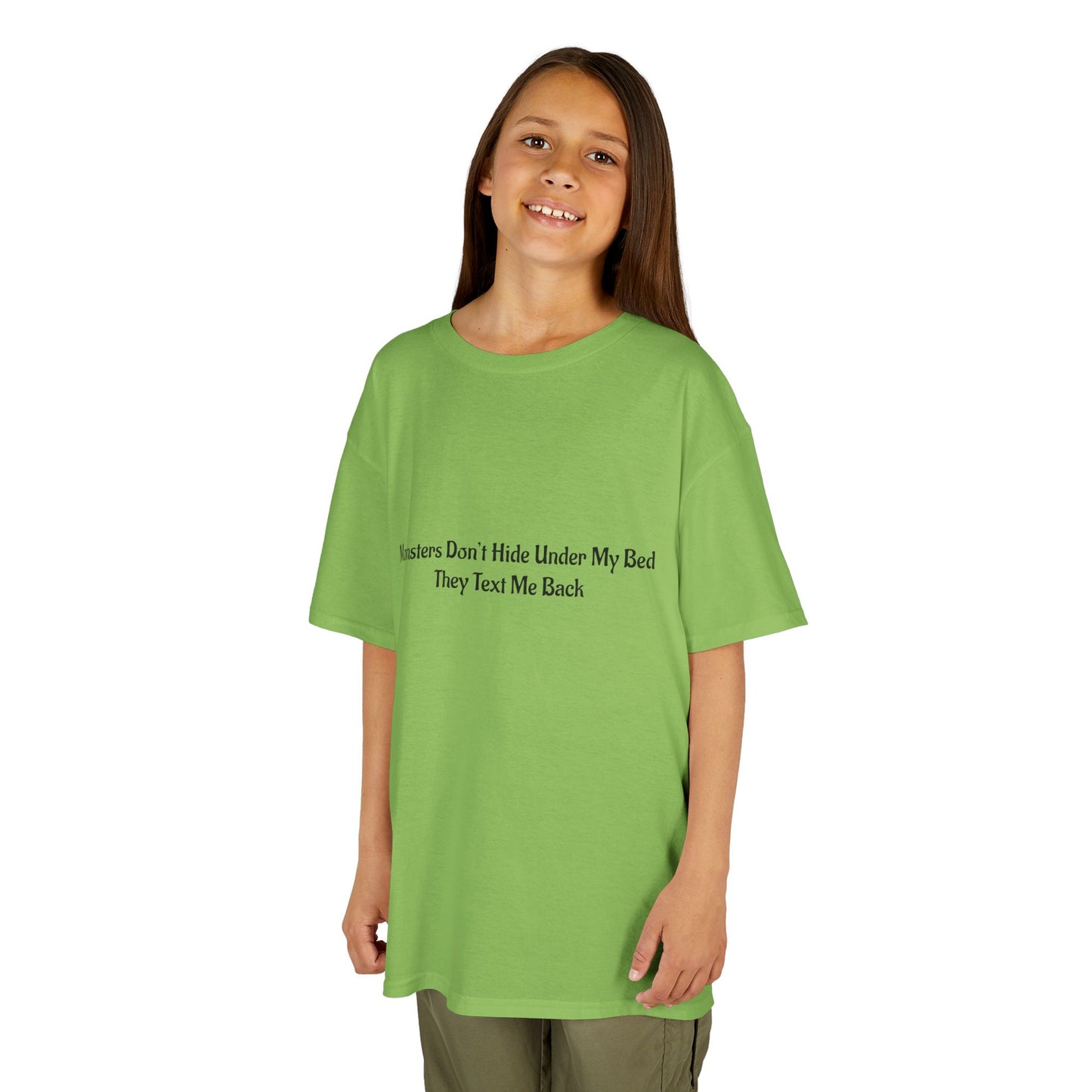 Funny Kids Monster Tee, Kids Heavy Cotton Shirt, Halloween T-Shirt