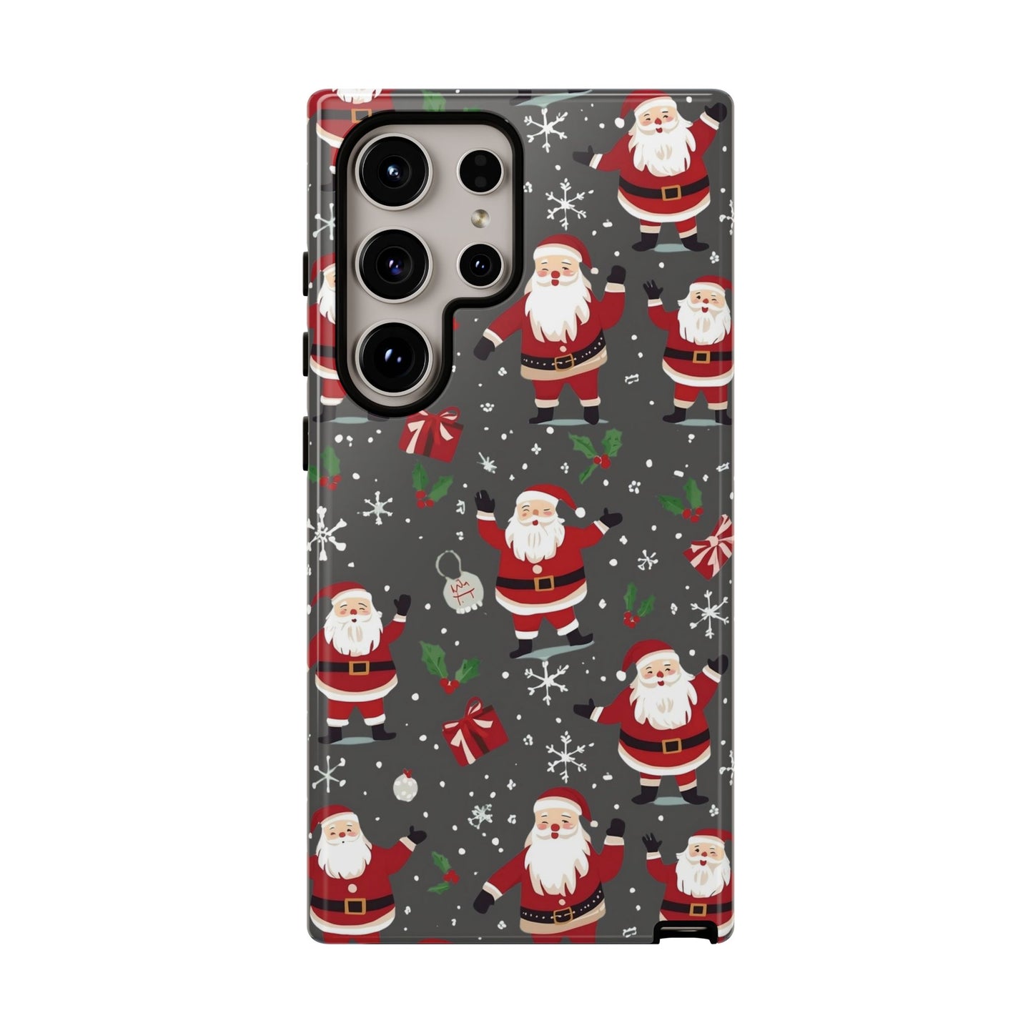 Christmas Phone Case, Festive Santa Phone Case for Iphone 17, 16, 15, 14, 13, 12, 11 & Samsung