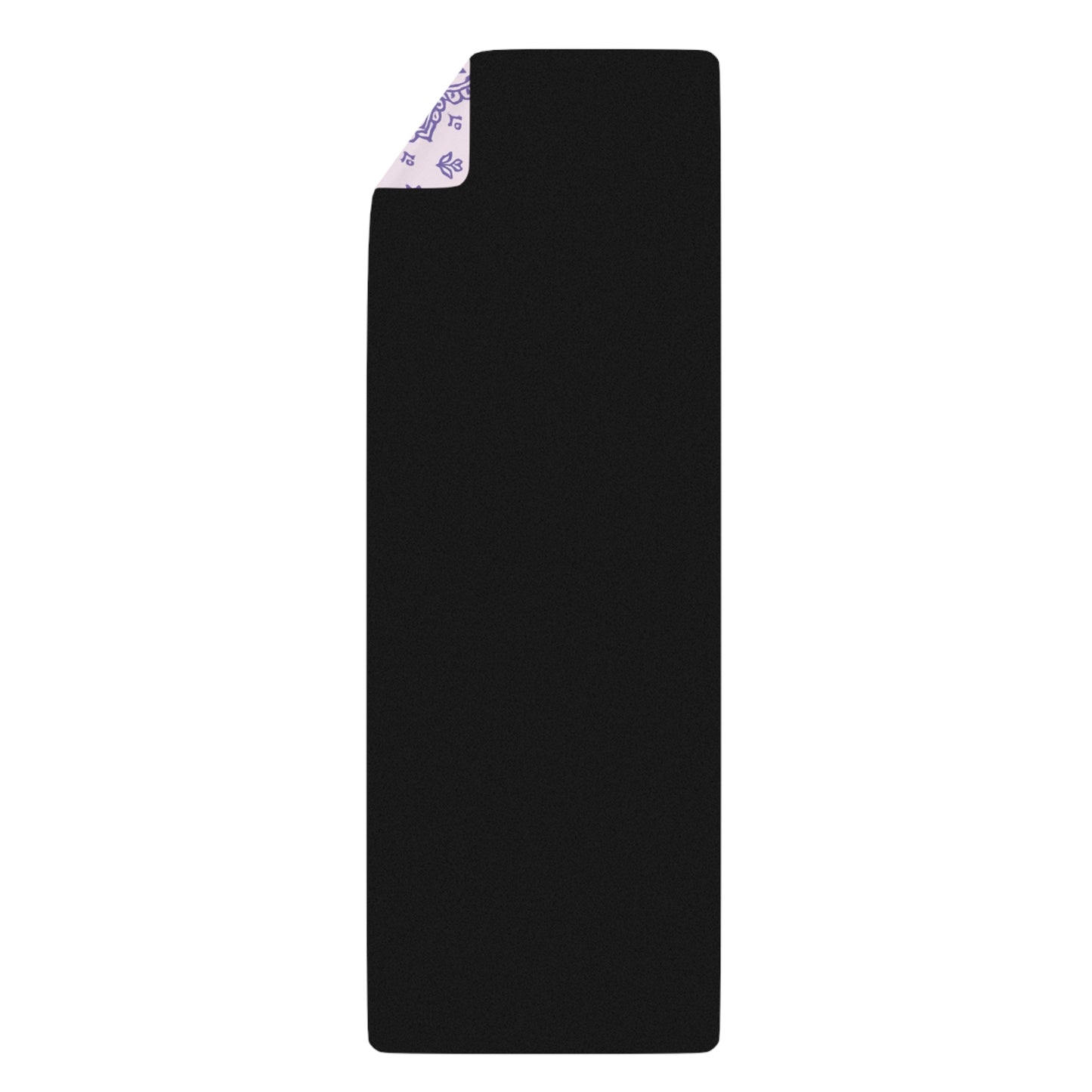 Mandala-Inspired Rubber Yoga Mat, Non-Slip Exercise Mat