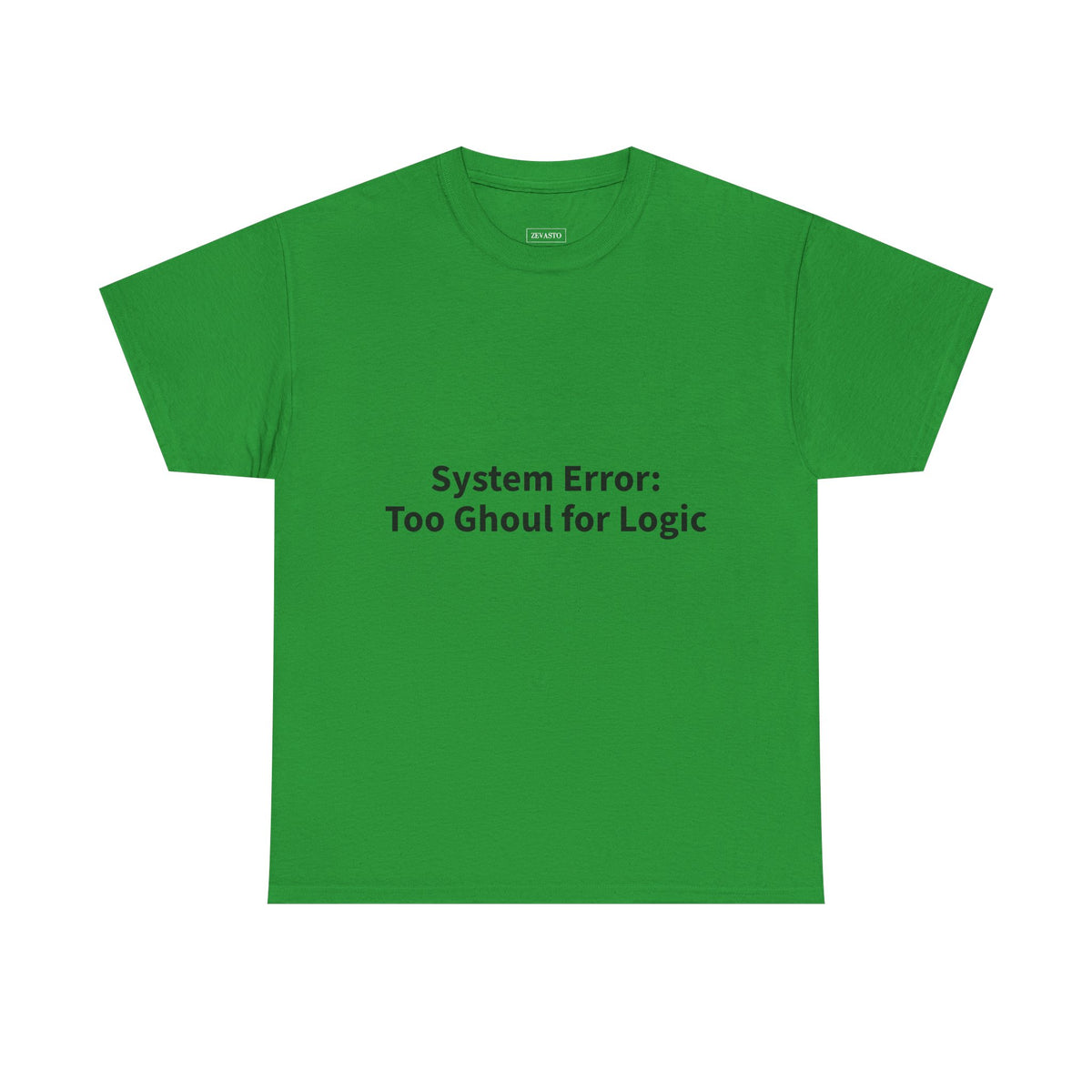 System Error Tee - Unisex Heavy Cotton Shirt, Perfect for Halloween, Geeky Fun