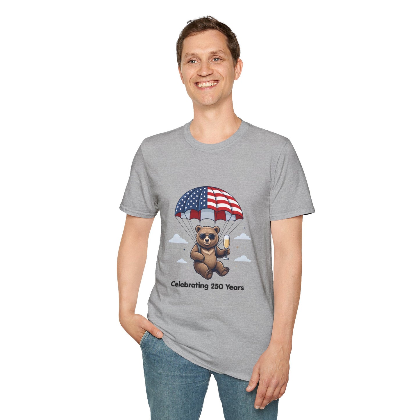 Patriotic Bear 'Celebrating 250 Years' T-Shirt