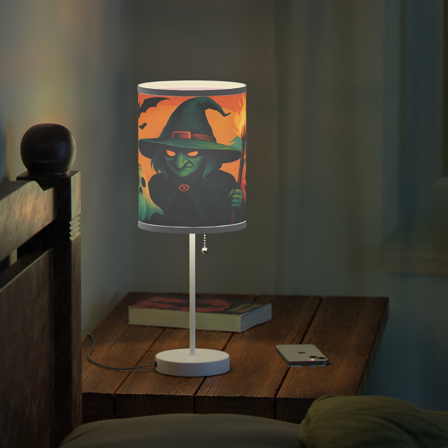 Halloween Themed Table Lamp, Spooky Decor for Home