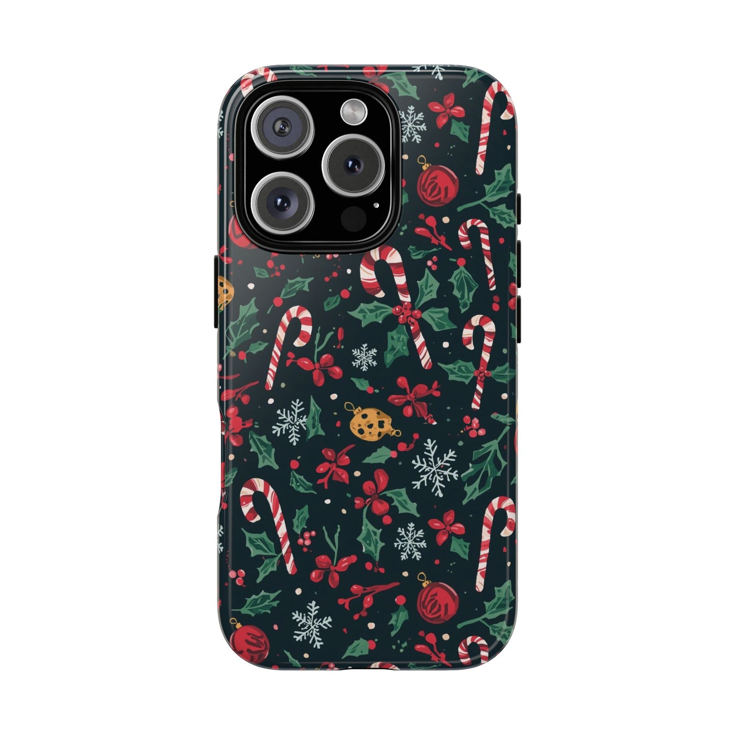 Christmas Themed Phone Case, Festive Phone Case for Iphone 17, 16, 15, 14, 13 & Samsung