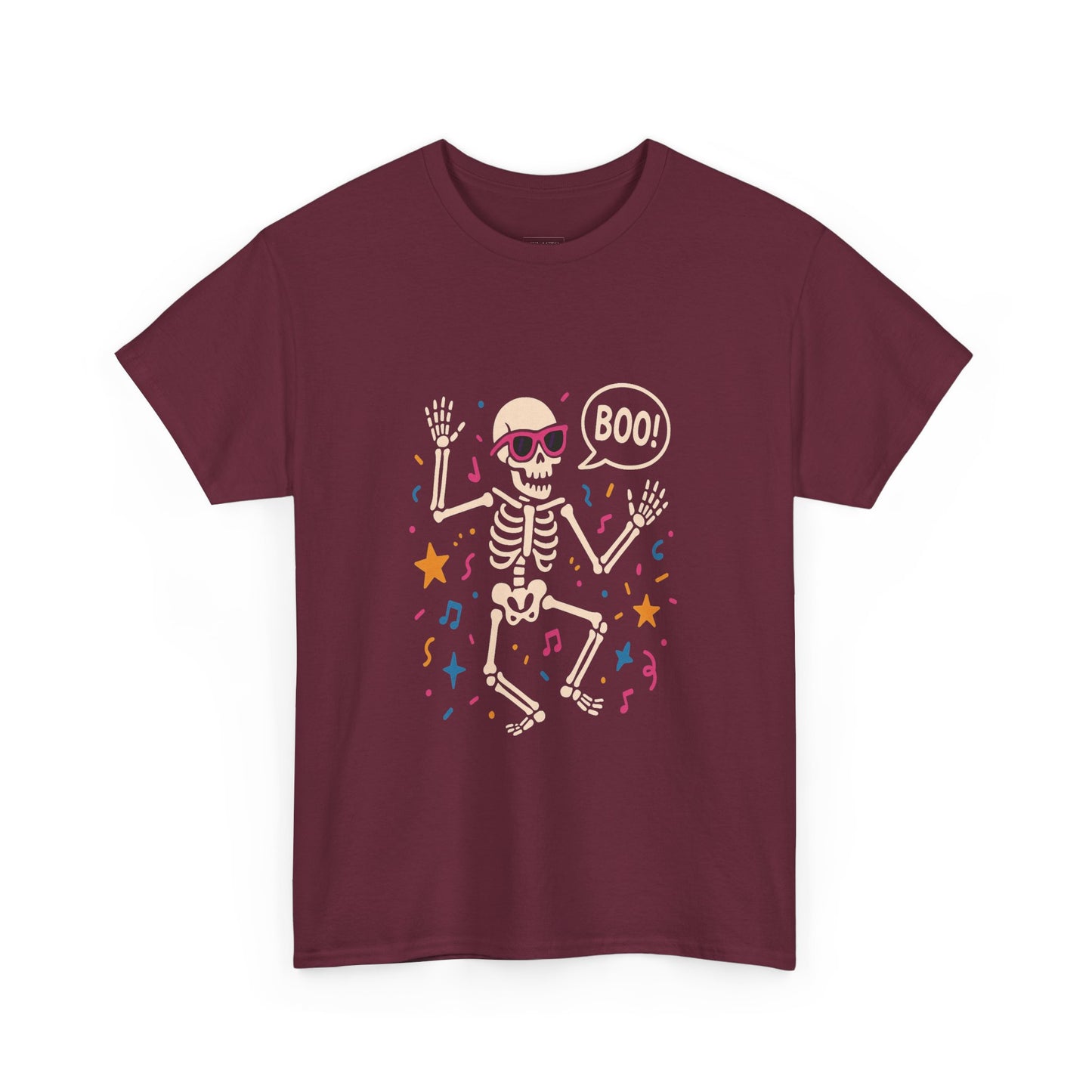 Halloween Skeleton Tee, Unisex Graphic Tee, Spooky Fun Shirt