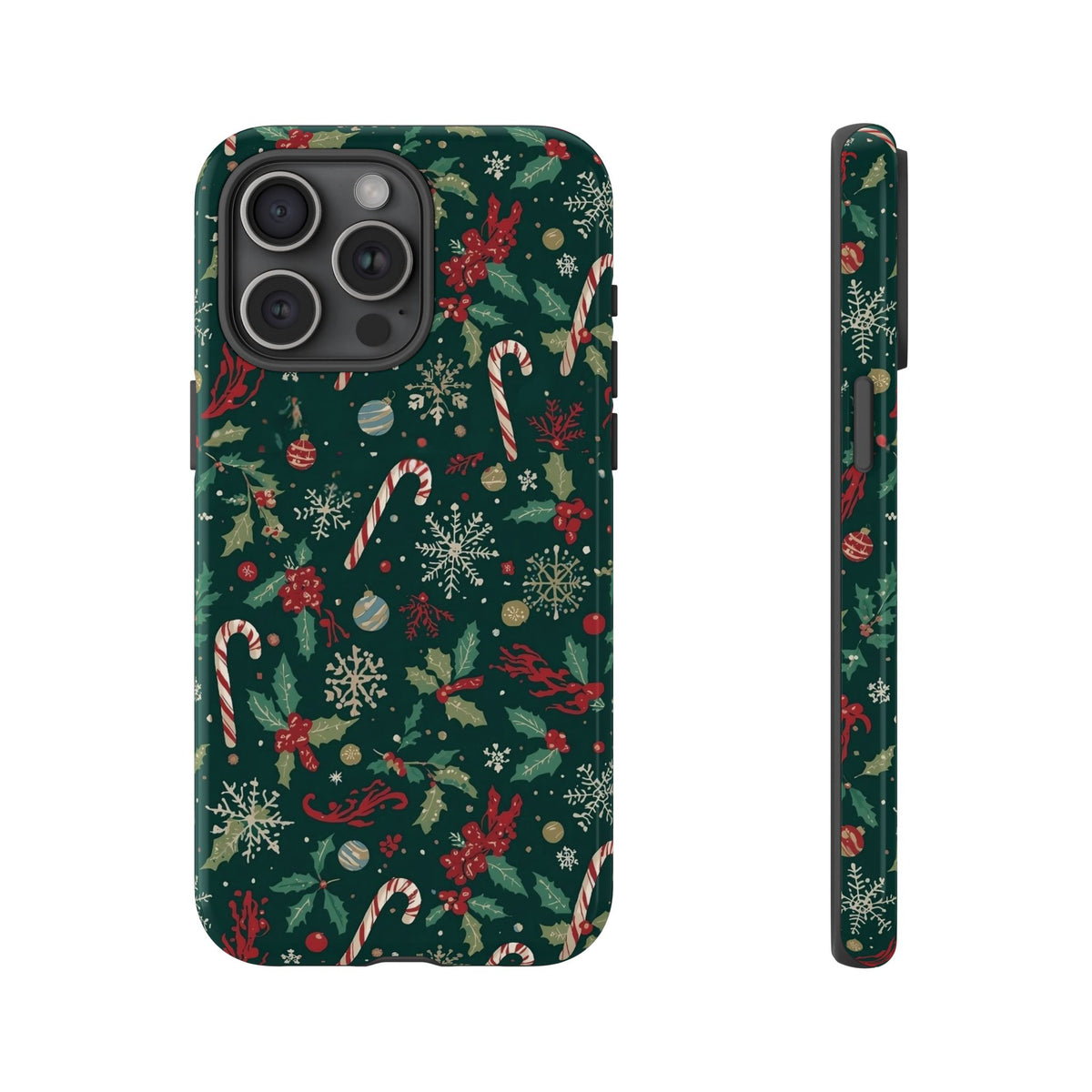 Christmas Phone Case, Festive Phone Case with Holiday Patterns for Iphone & Samsung