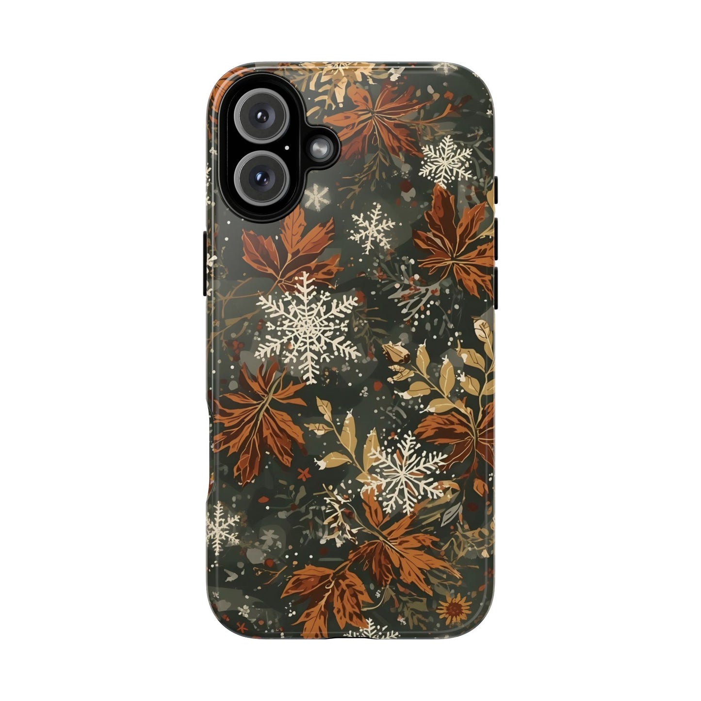 Christmas Phone Case, Autumn Floral Phone Case for Iphone 17, 16, 15, 14, 13, 12, 11 & Samsung