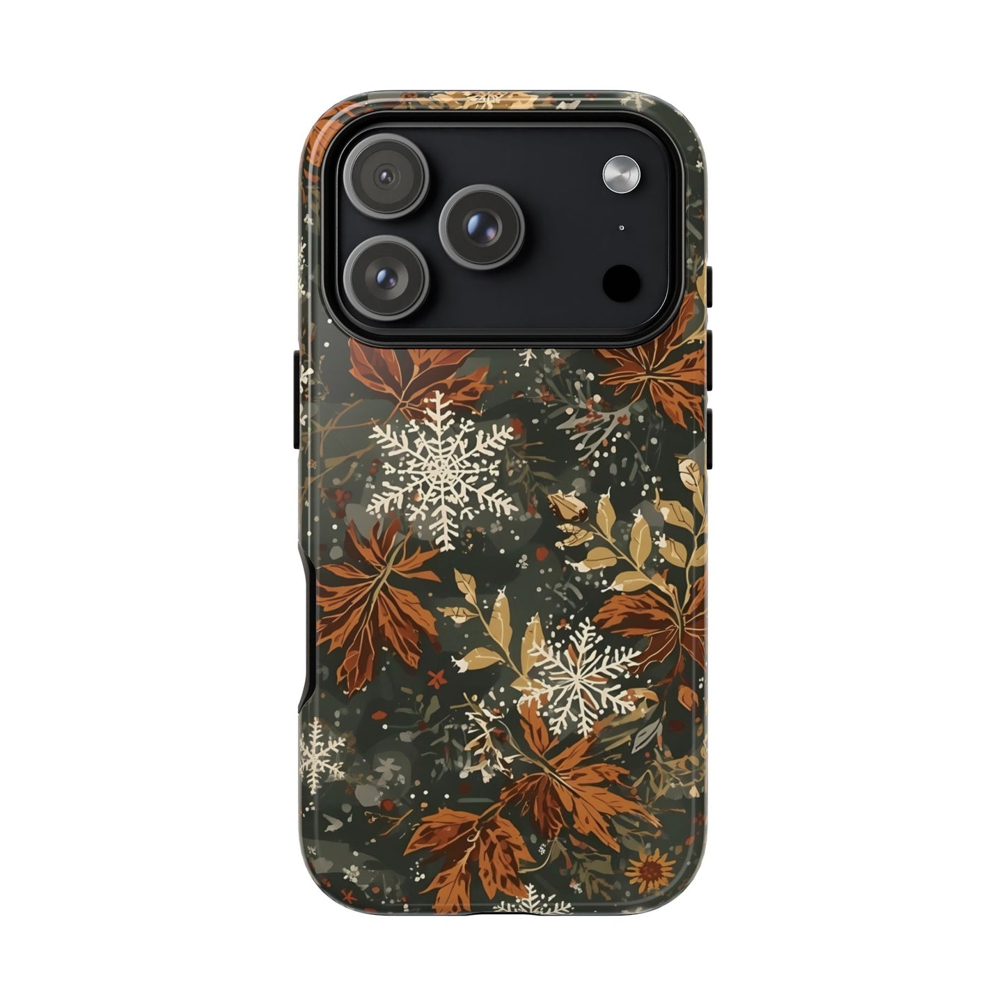 Christmas Phone Case, Autumn Floral Phone Case for Iphone 17, 16, 15, 14, 13, 12, 11 & Samsung