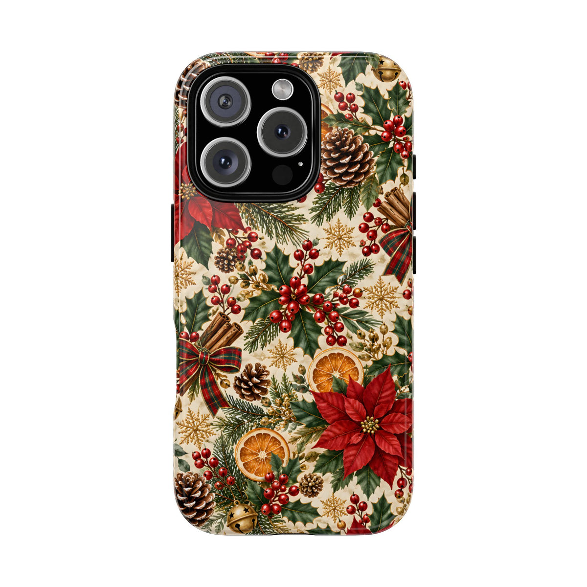 Christmas Floral Tough Phone Case