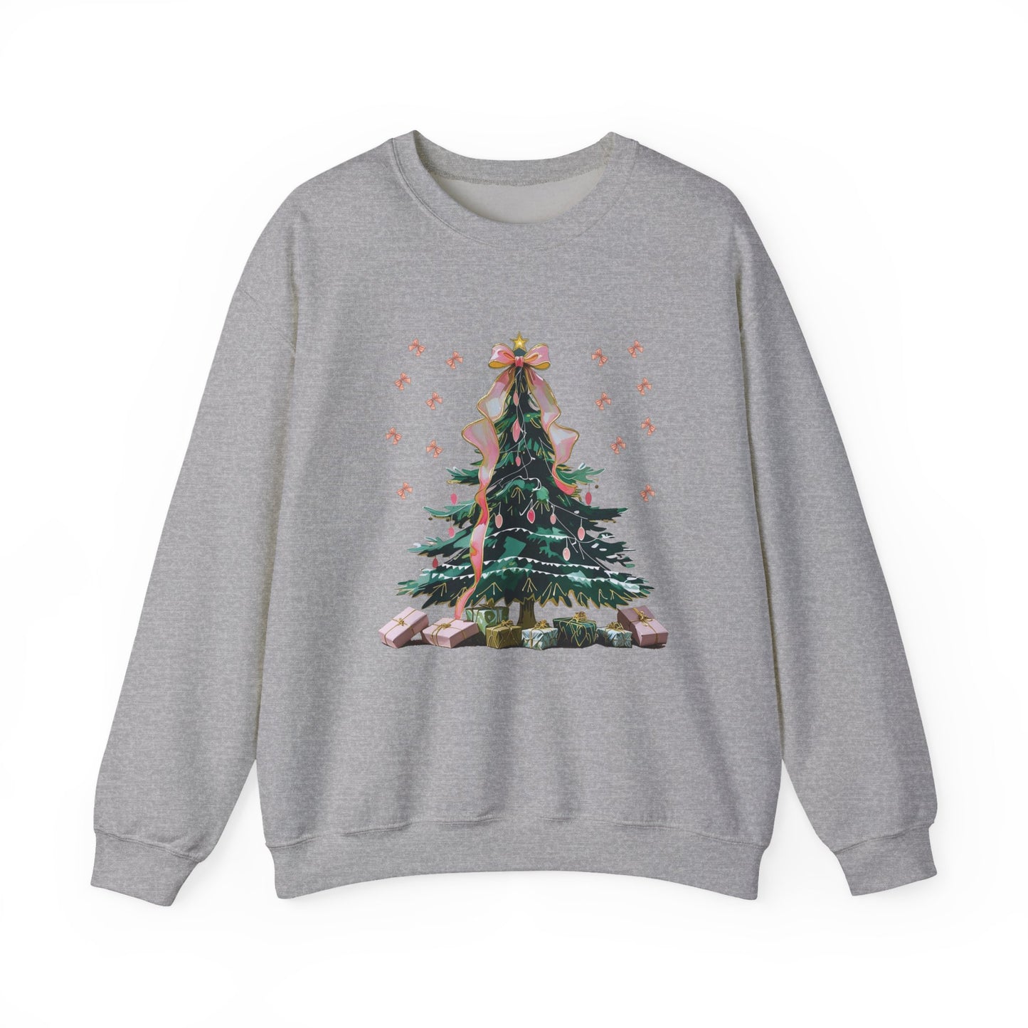 Christmas Tree Sweatshirt | Cozy Holiday Sweatshirt, Unisex Crewneck, Festive Apparel