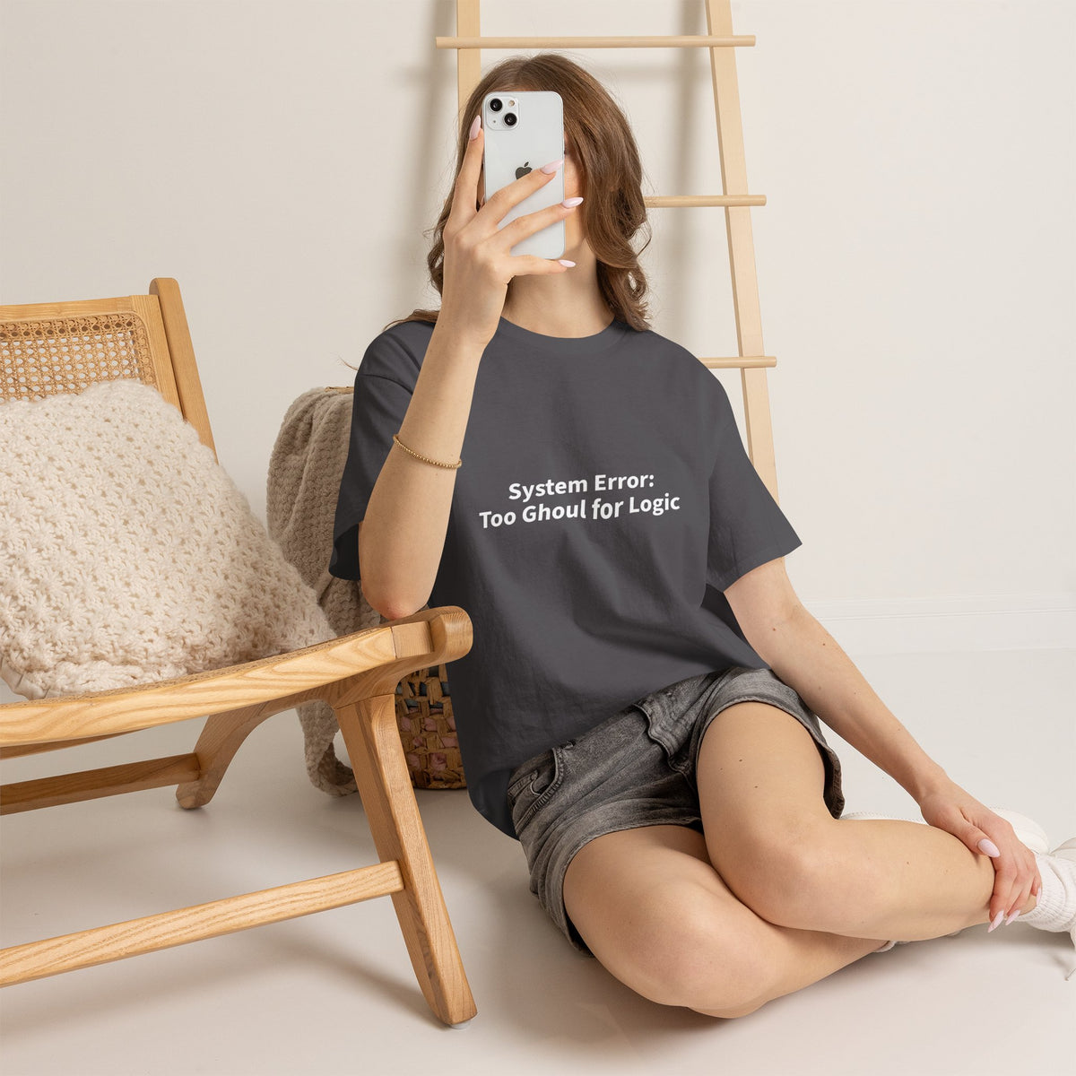 System Error Tee - Unisex Heavy Cotton Shirt, Perfect for Halloween, Geeky Fun