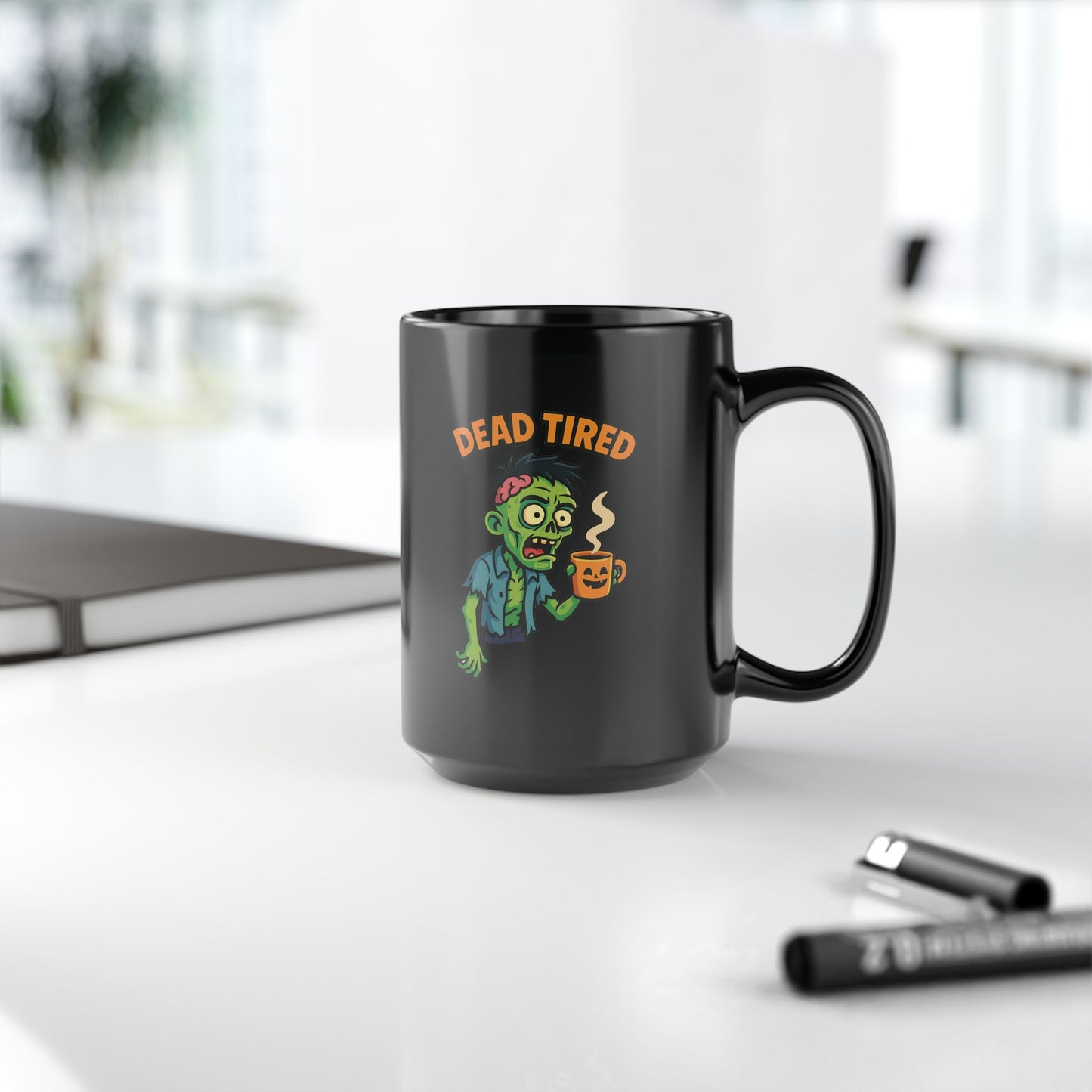 Zombie-Themed Coffee Mug, Halloween Decor