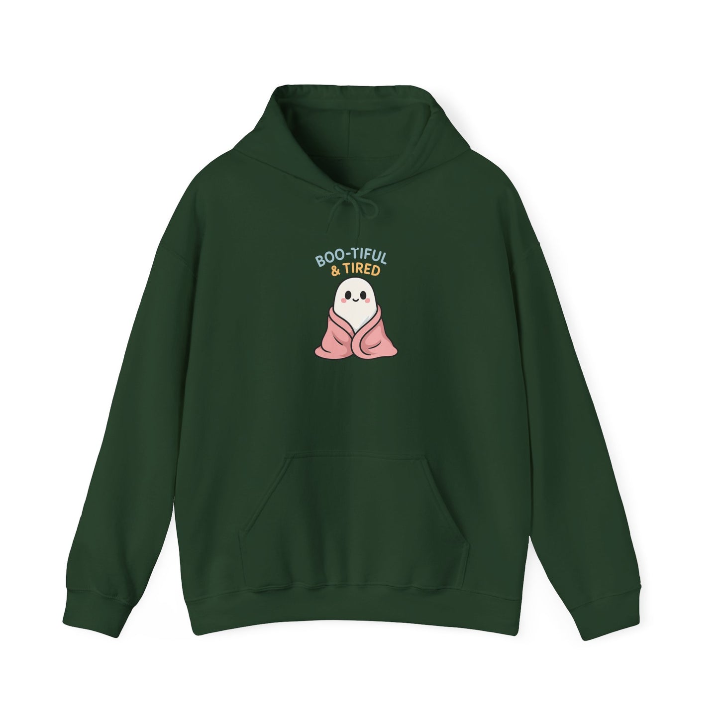 Boo-tiful Ghost Halloween Hoodie, Cute-Cozy Fall Vibes