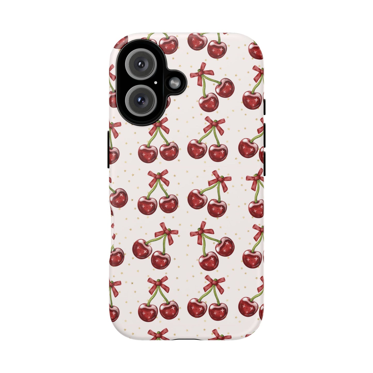 Cherry Pattern Phone Case — Cute Red Cherry Protective Phone Cover